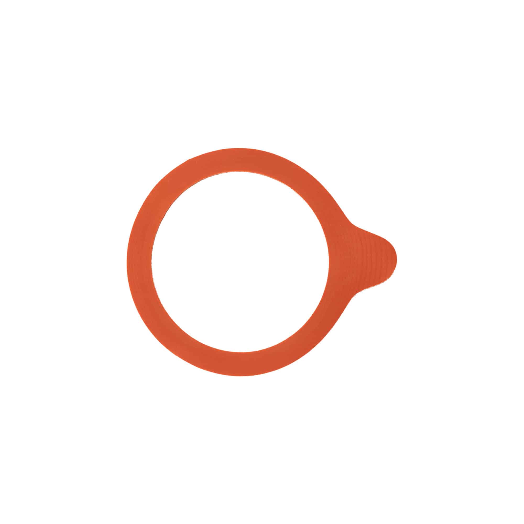 WECK-konserveerimissõrmus RR60 #, punane, suu: ümar serv