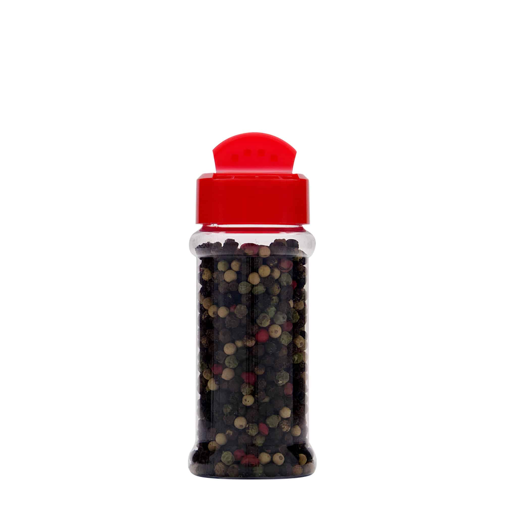 100 ml PET-vürtsitoos, plast, sulgur: GPI 38/400