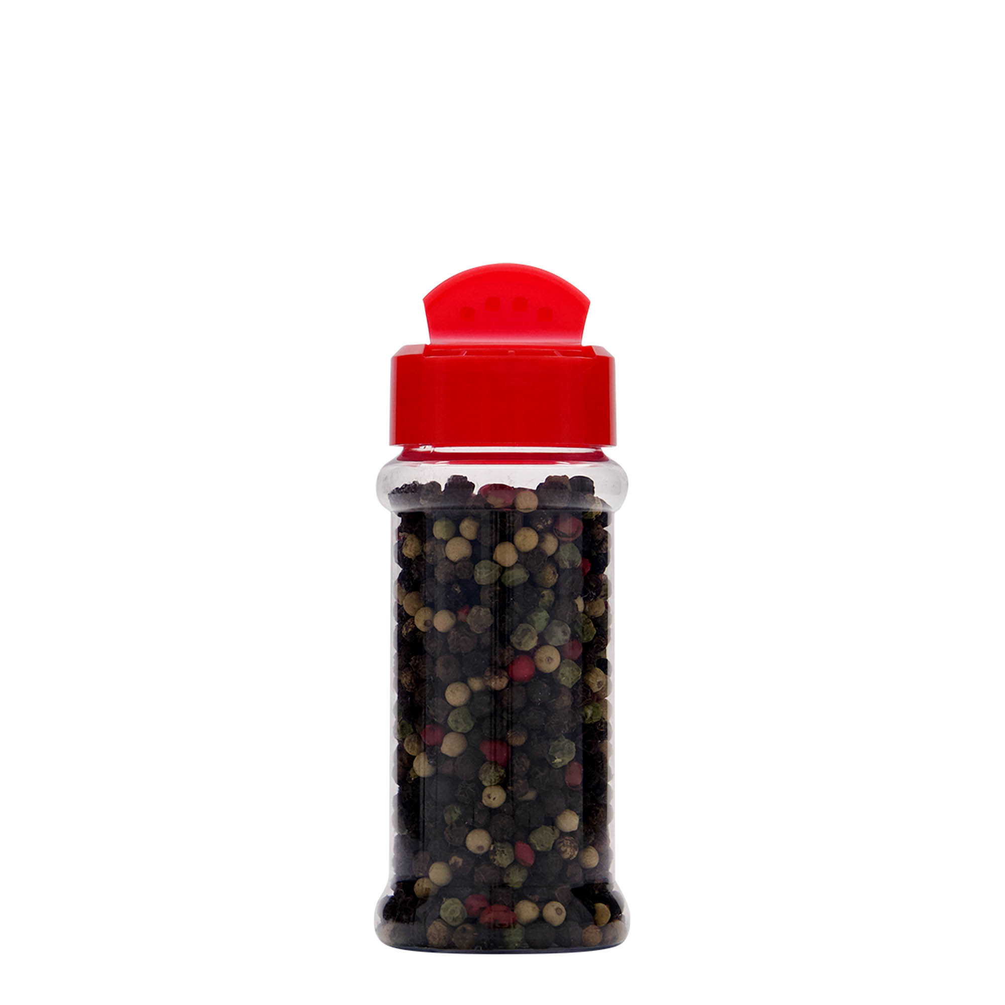 100 ml PET-vürtsitoos, plast, sulgur:  38/400