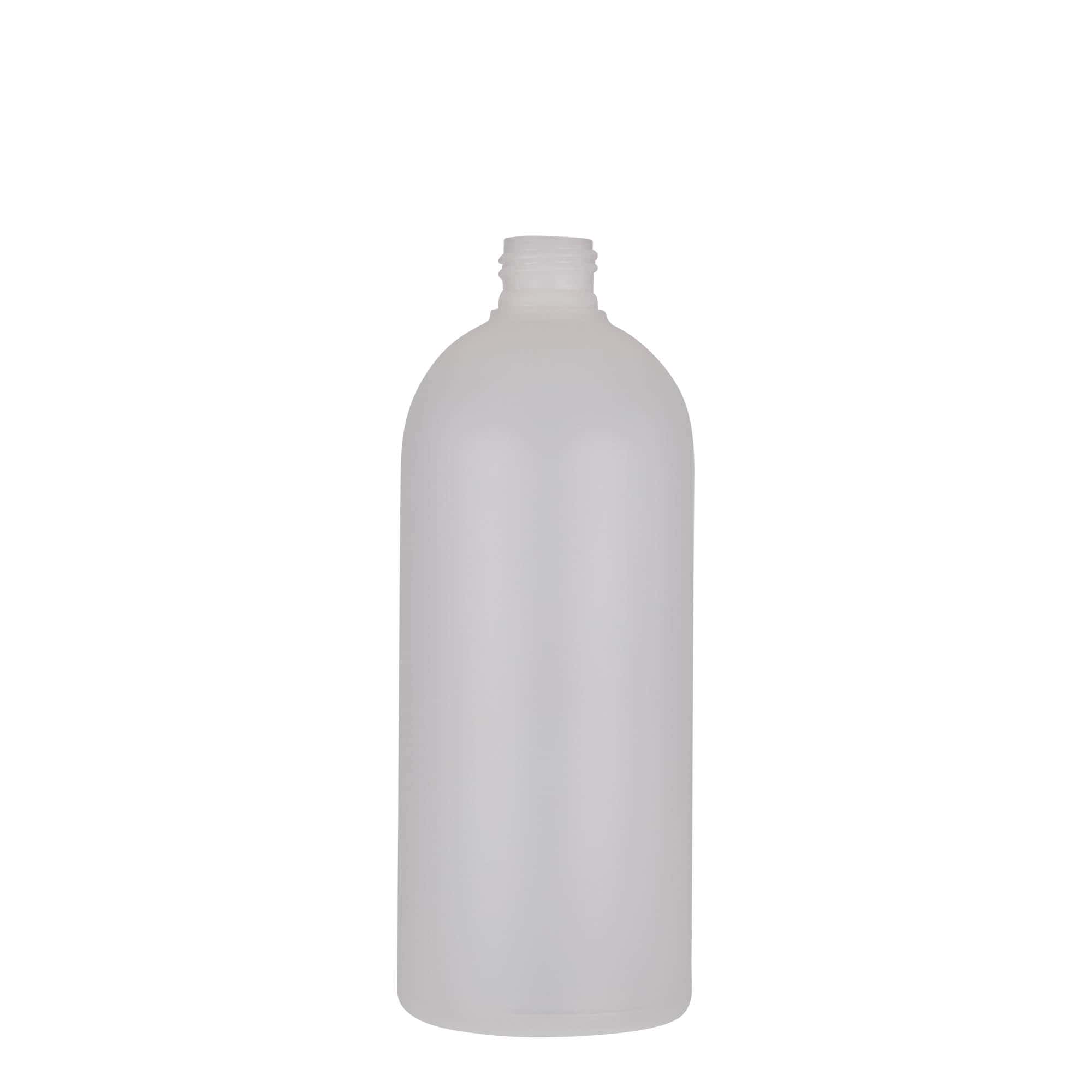500 ml plastpudel 'Tuffy', HDPE, loomulik värv, sulgur: GPI 24/410 500 ml plastpudel 'Tuffy', HDPE, loomulik värv, sulgur: GPI 24/410