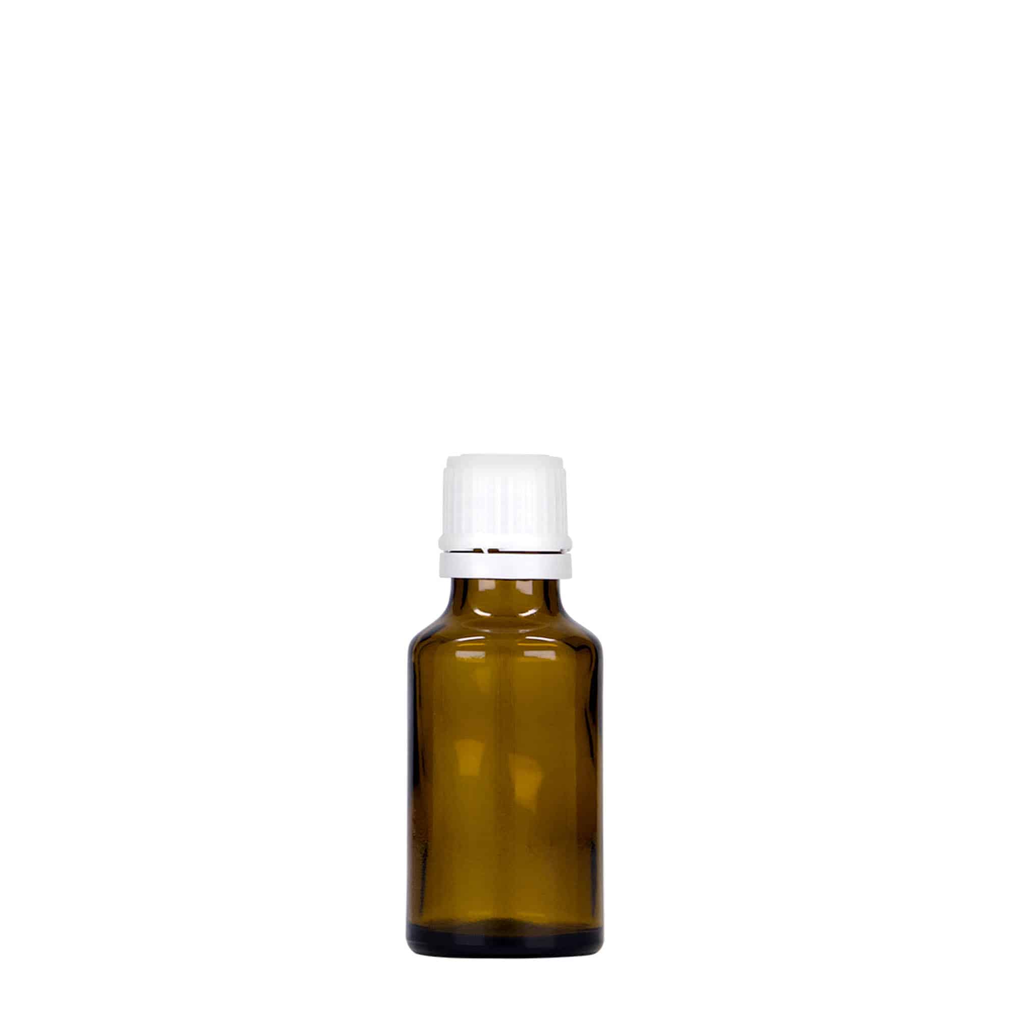 25 ml rohupudel, klaas, pruun, sulgur: DIN 18