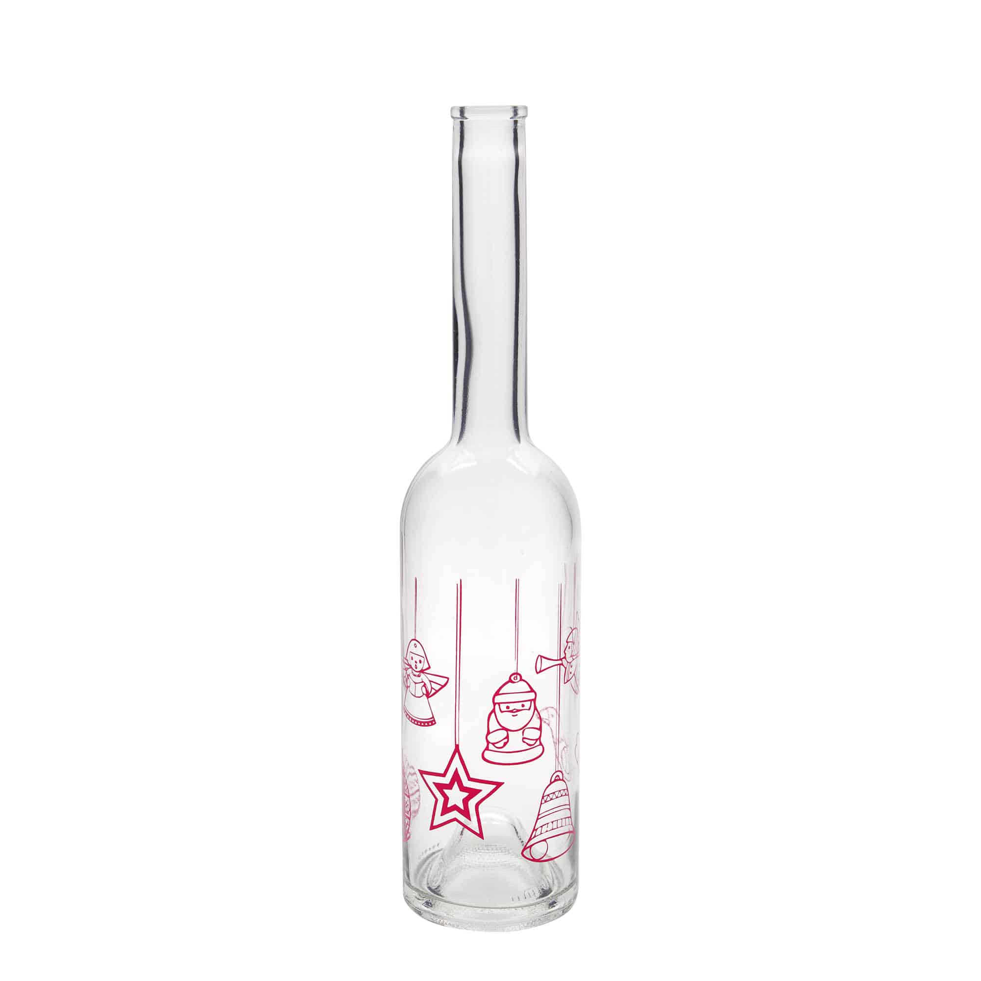 500 ml klaaspudel 'Opera', motiiv: tähed, sulgur: kork