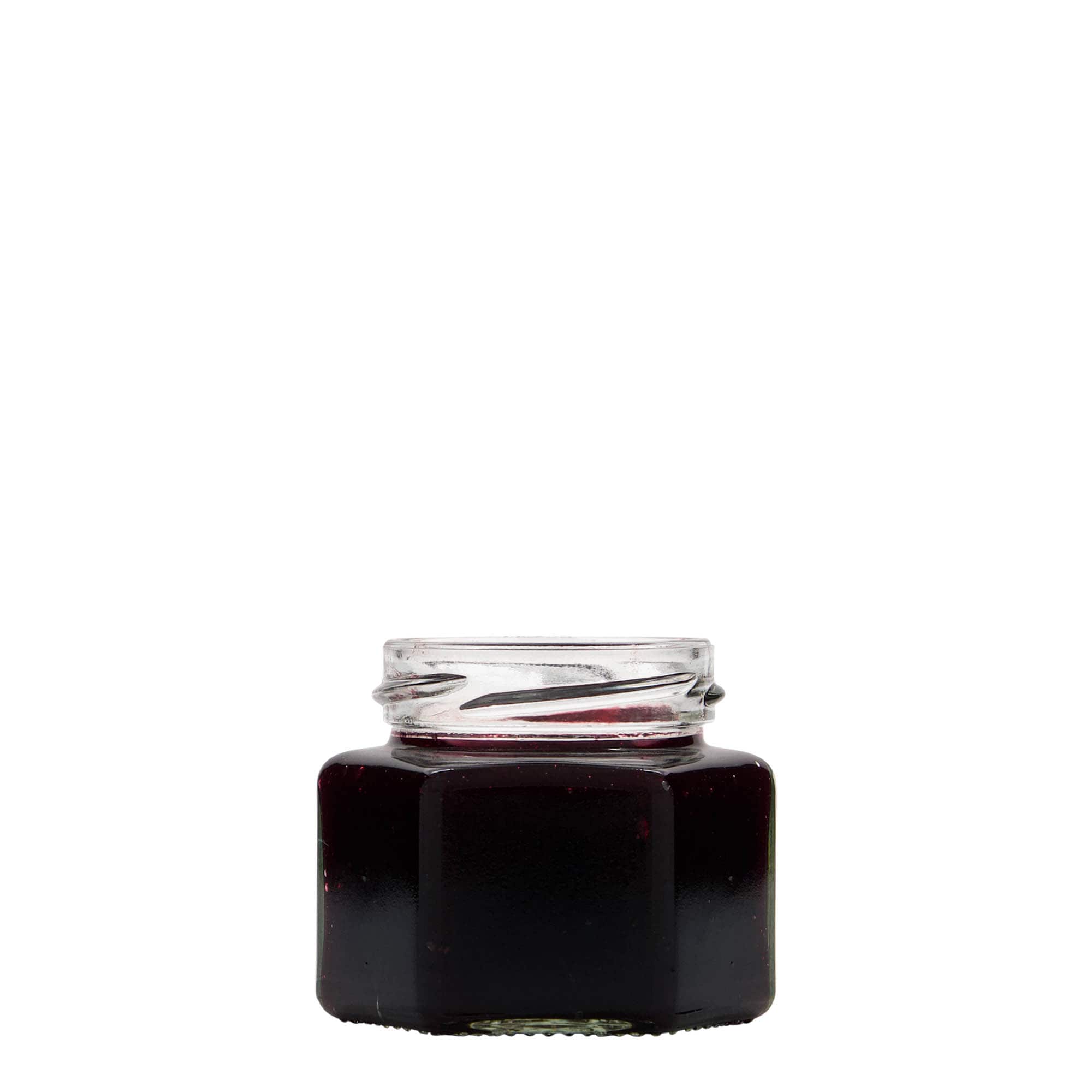 106 ml kuuskantklaas, ava: keeratav (TO 53)