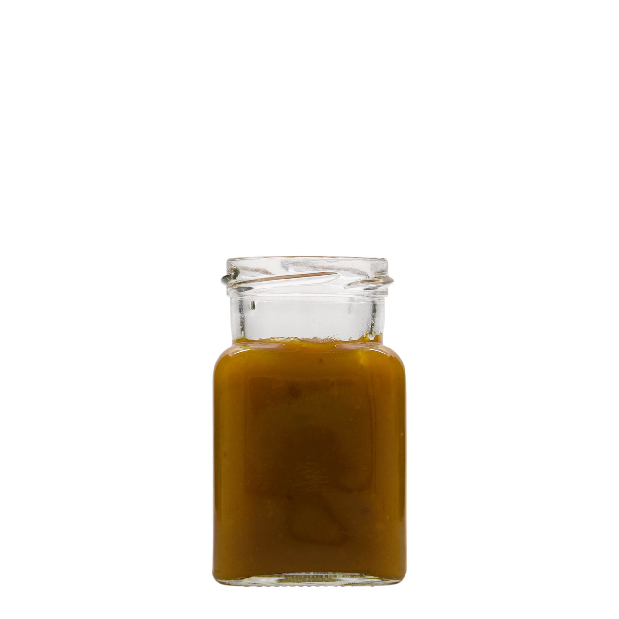 150 ml ruudukujuline klaaspurk, ava: keeratav (TO 53) 150 ml ruudukujuline klaaspurk, ava: keeratav (TO 53)