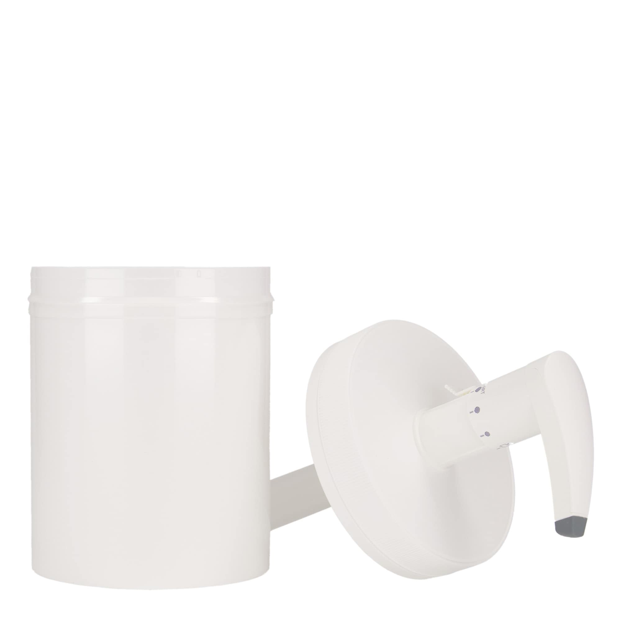 1,240 ml dosaatorpudel 'Securibox', PP-plast, valge, suu: kruvikork
