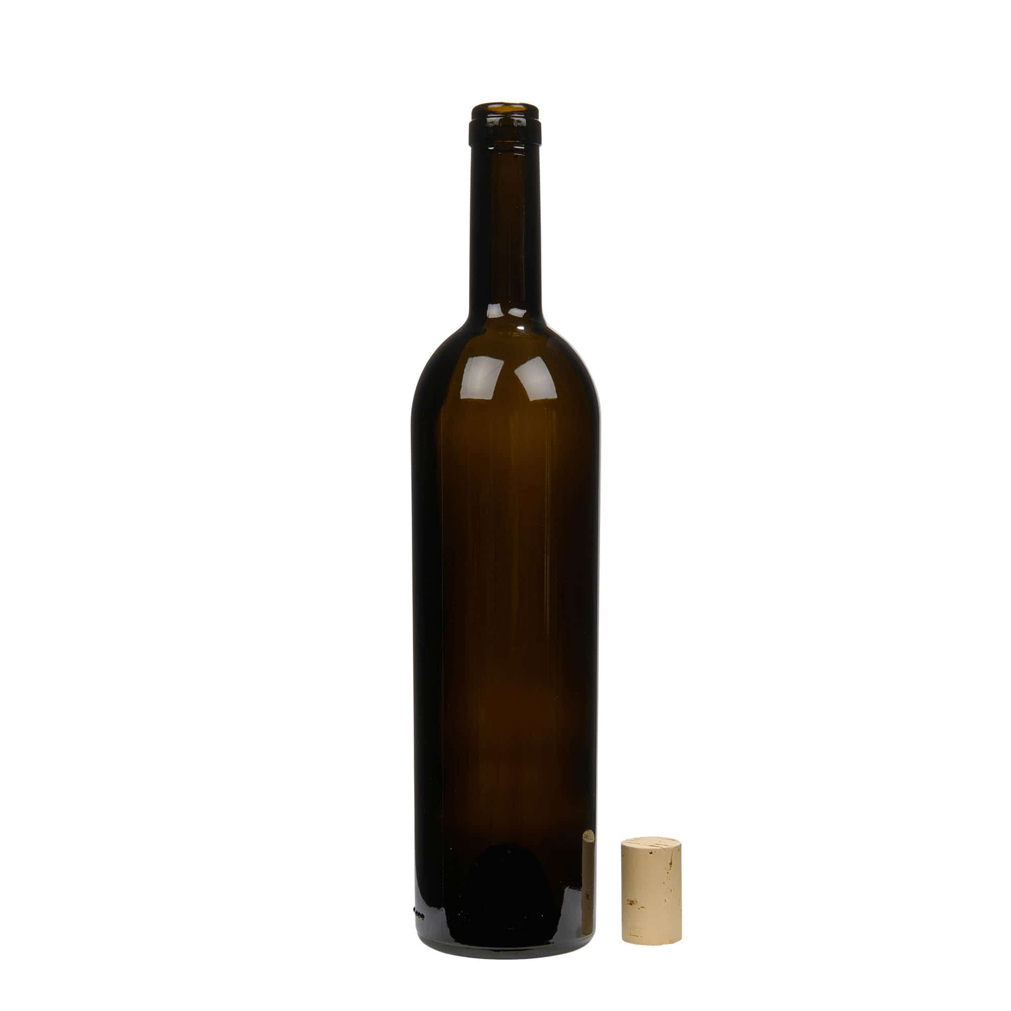 750 ml veinipudel 'Liberty', antiikroheline, sulgur: kork