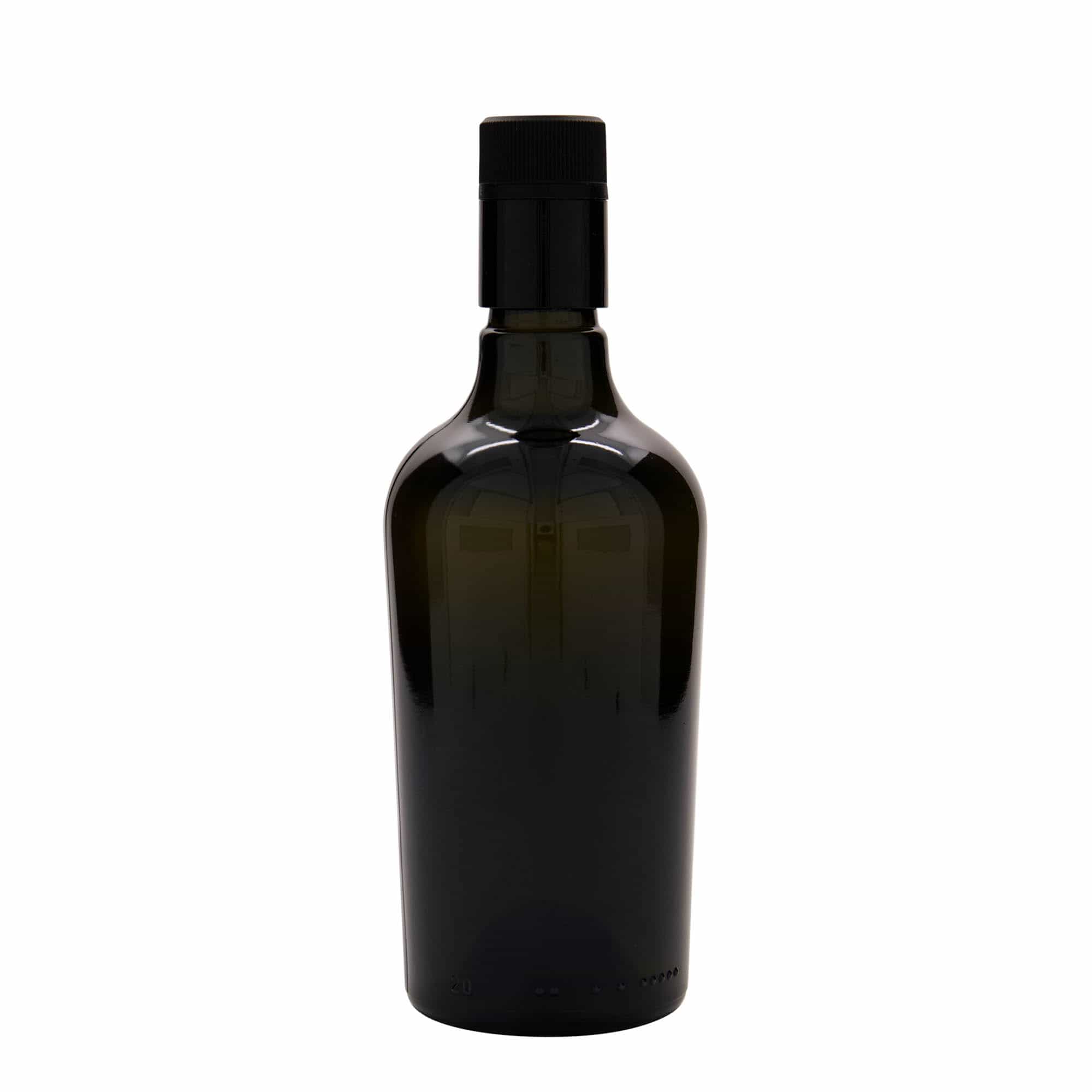 500 ml äädika-/õliflask 'Oleum', klaas, antiikroheline, suuava: DOP