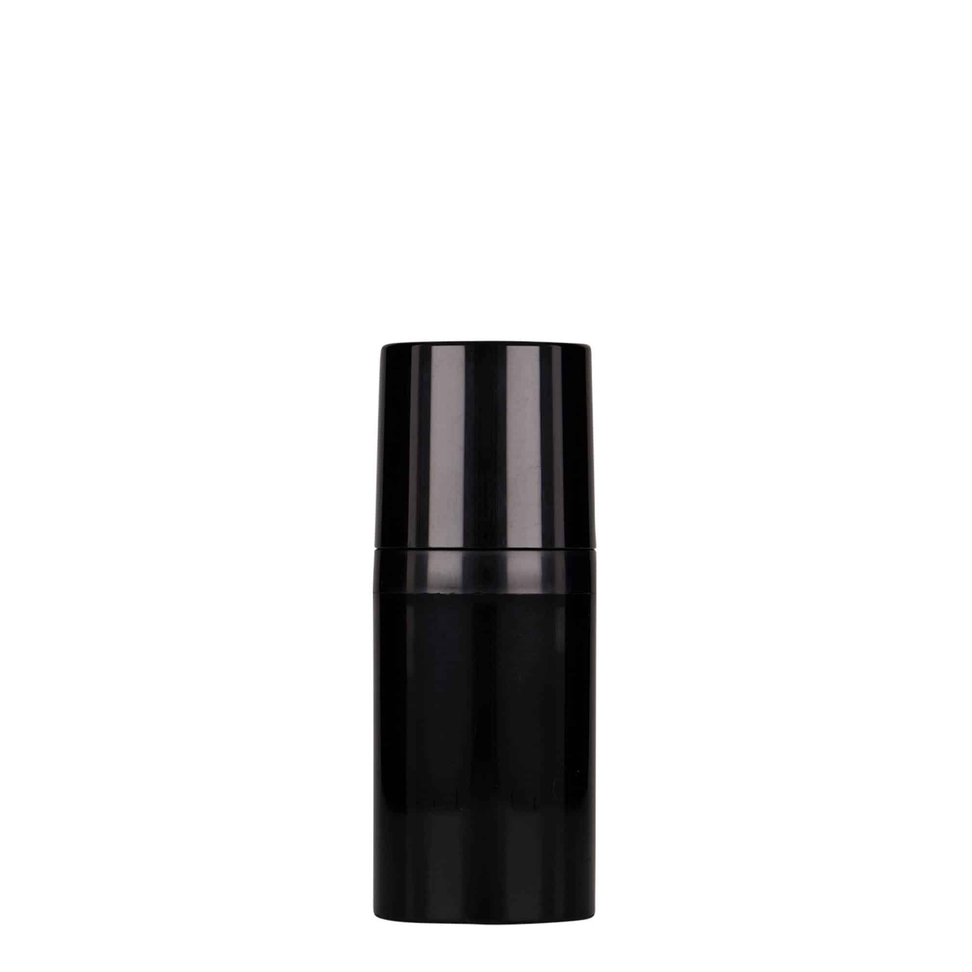30 ml õhuvaba dosaator 'Mezzo', PP-plast, must