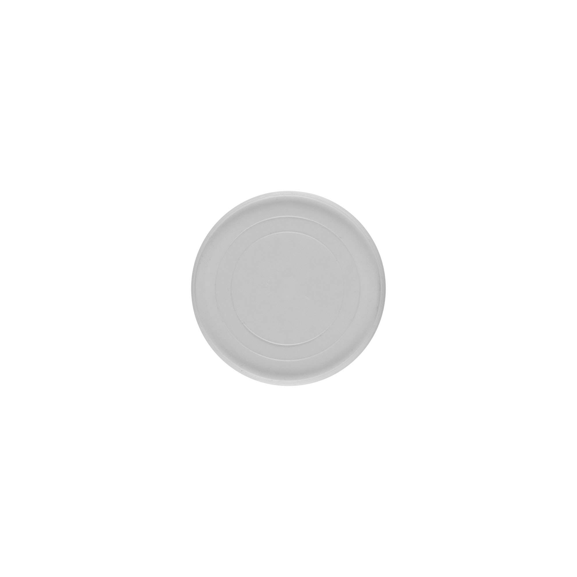 Katteplaat 5 ml 'Bianca' jaoks, PP-plast, valge Katteplaat 5 ml 'Bianca' jaoks, PP-plast, valge