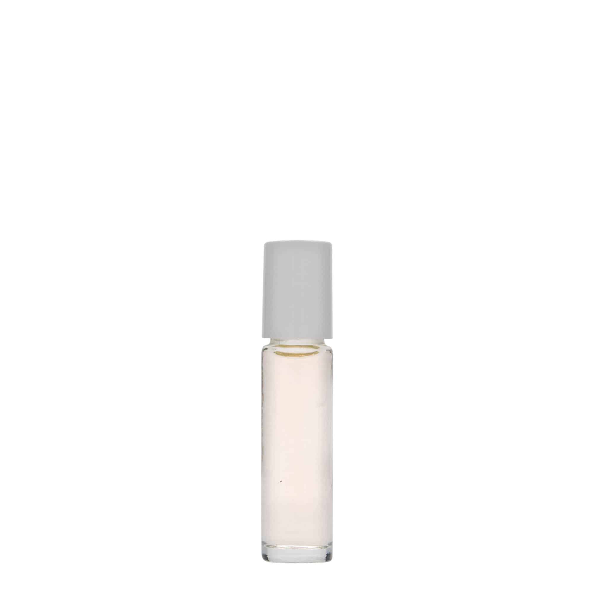 10 ml rullpudel, klaas, suu: kruvikork