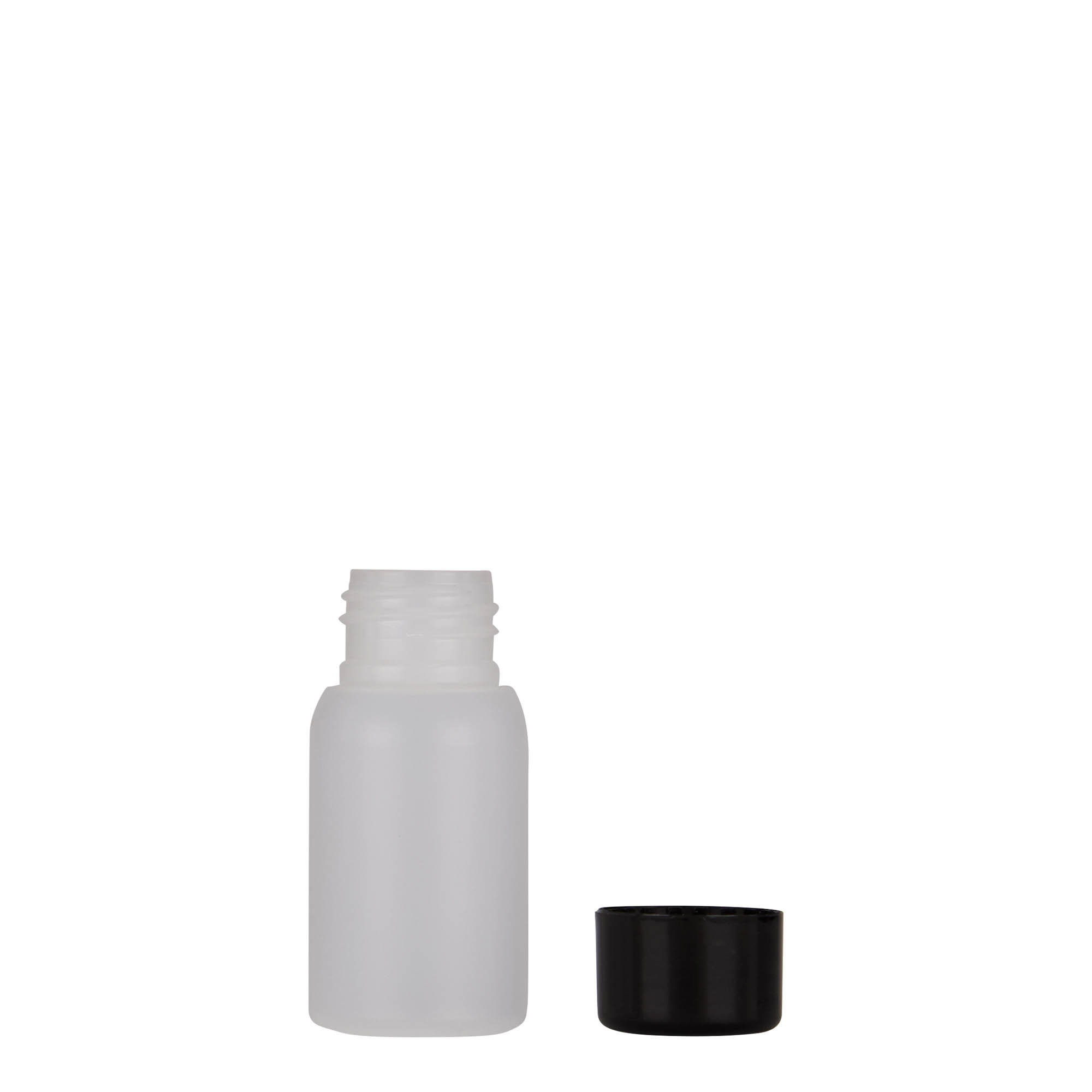 30 ml plastpudel 'Tuffy', HDPE, naturaalne, ava: 24/410 30 ml plastpudel 'Tuffy', HDPE, naturaalne, ava: 24/410