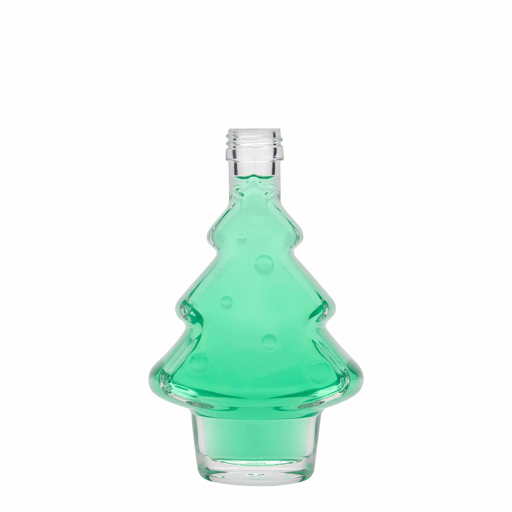 200 ml klaaspudel 'Kuusepuu', sulgur: PP 28