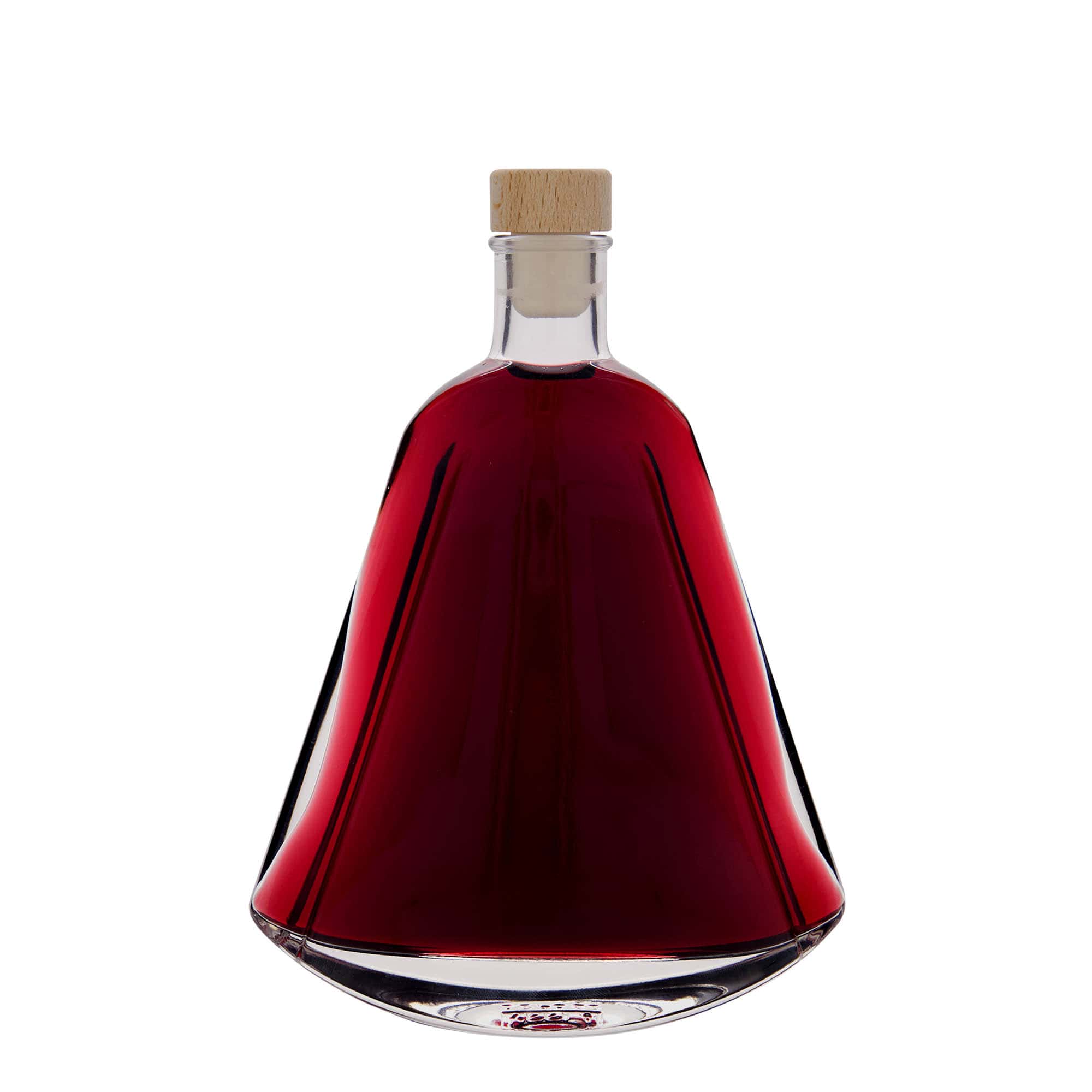 350 ml klaaspudel 'Maurizio', ovaalne, sulgur: kork