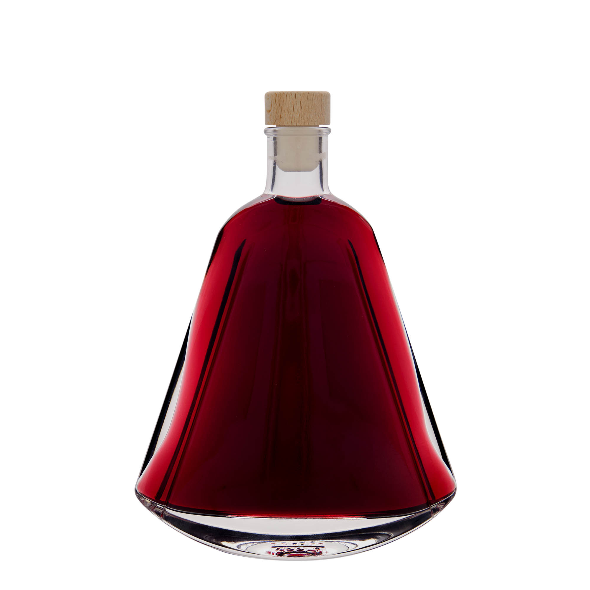 350 ml klaaspudel 'Maurizio', ovaalne, suuava: kork