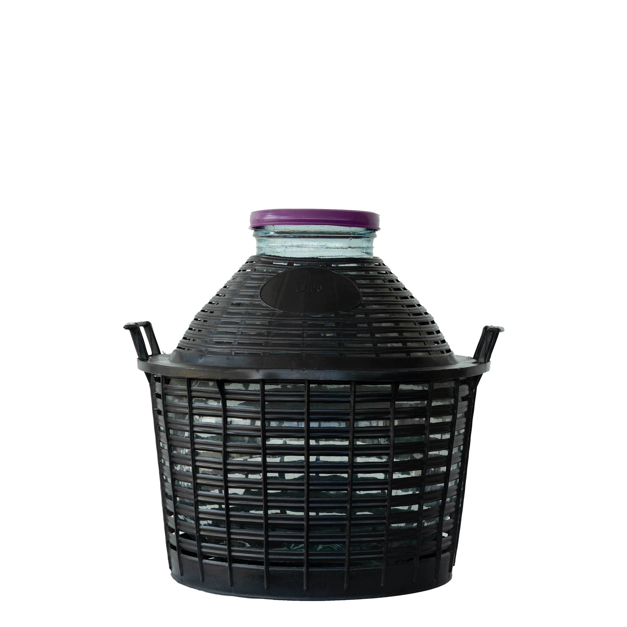 20 l pallklaas, lai kael, klaas, suuosa: keeratav kork 20 l pallklaas, lai kael, klaas, suuosa: keeratav kork