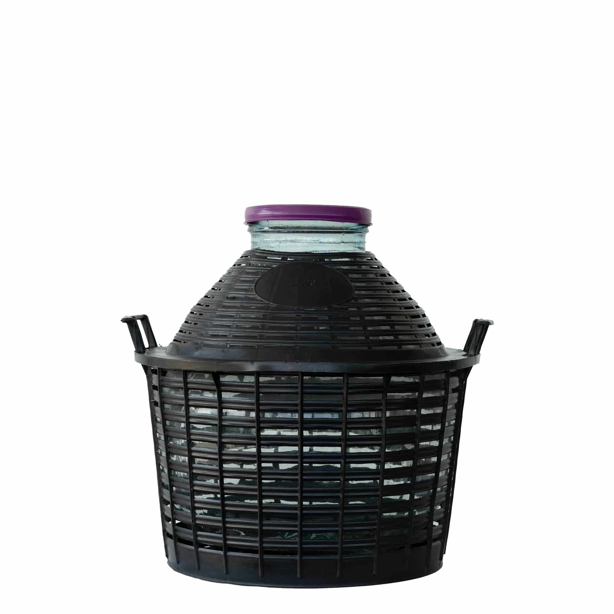 20 l pallklaas, lai kael, klaas, avaleosa: keeratav kork