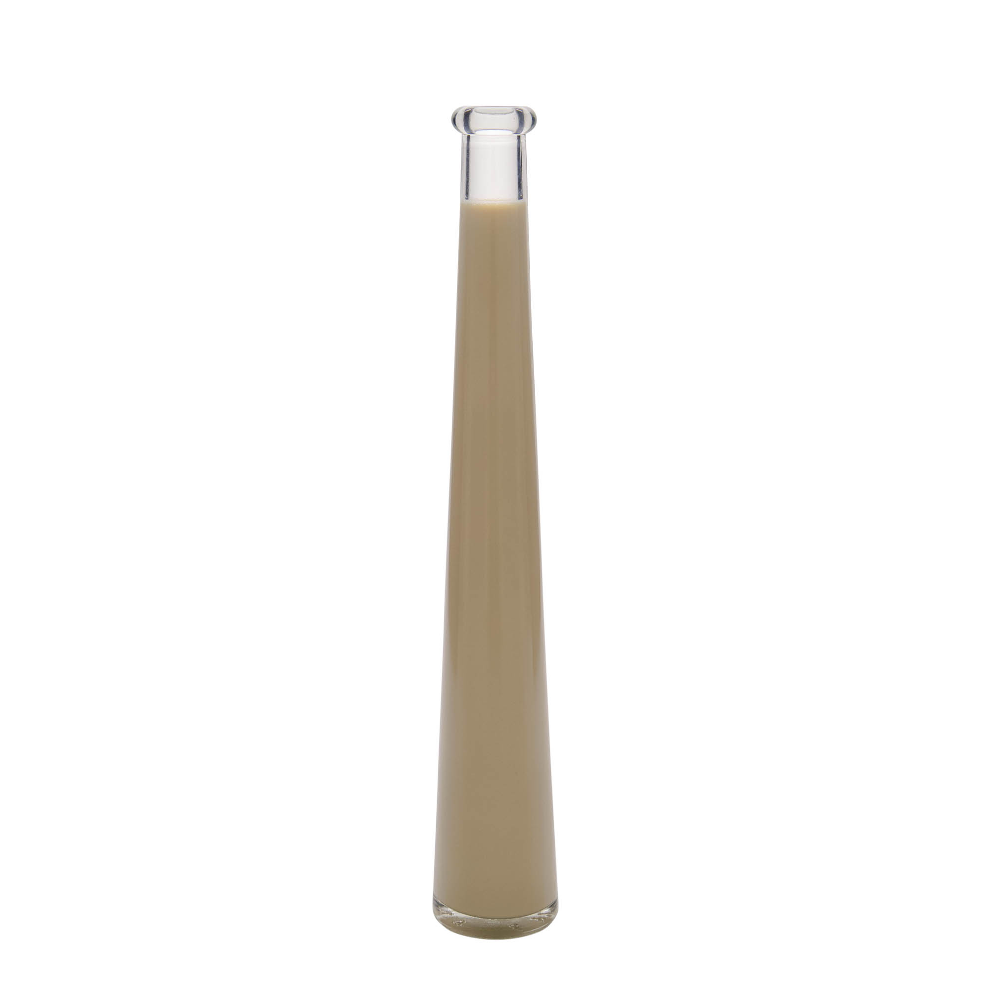 200 ml klaaspudel 'Dama Rondo', sulgur: kork