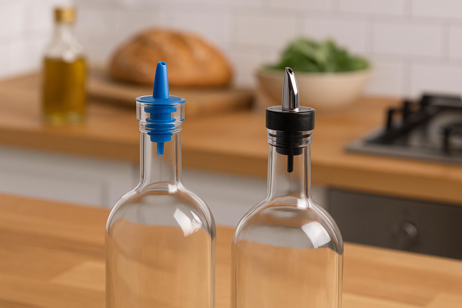 Jet pour valamiseks, PE-plast, läbipaistev