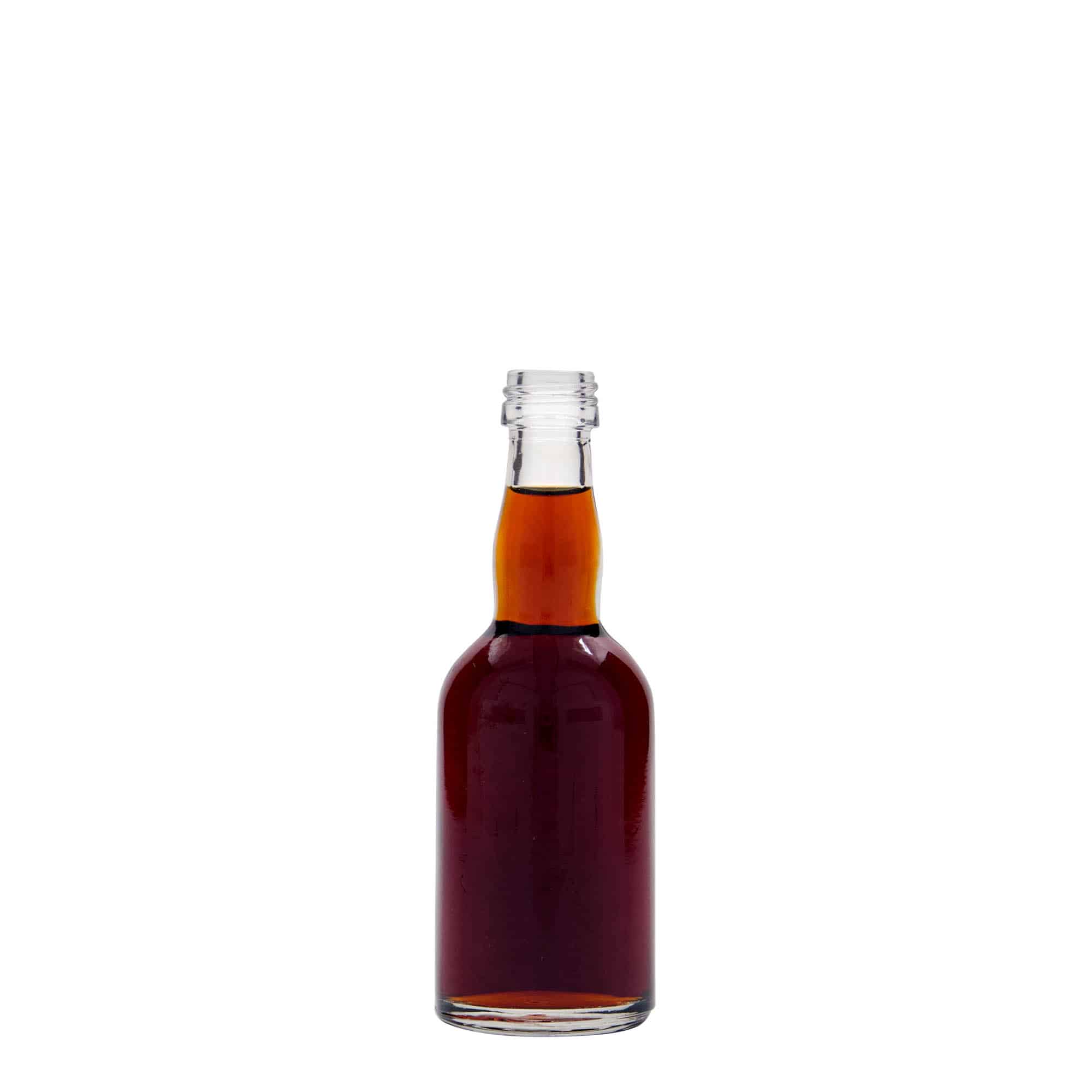 50 ml klaaspudel 'Proba', sulgur: PP 18