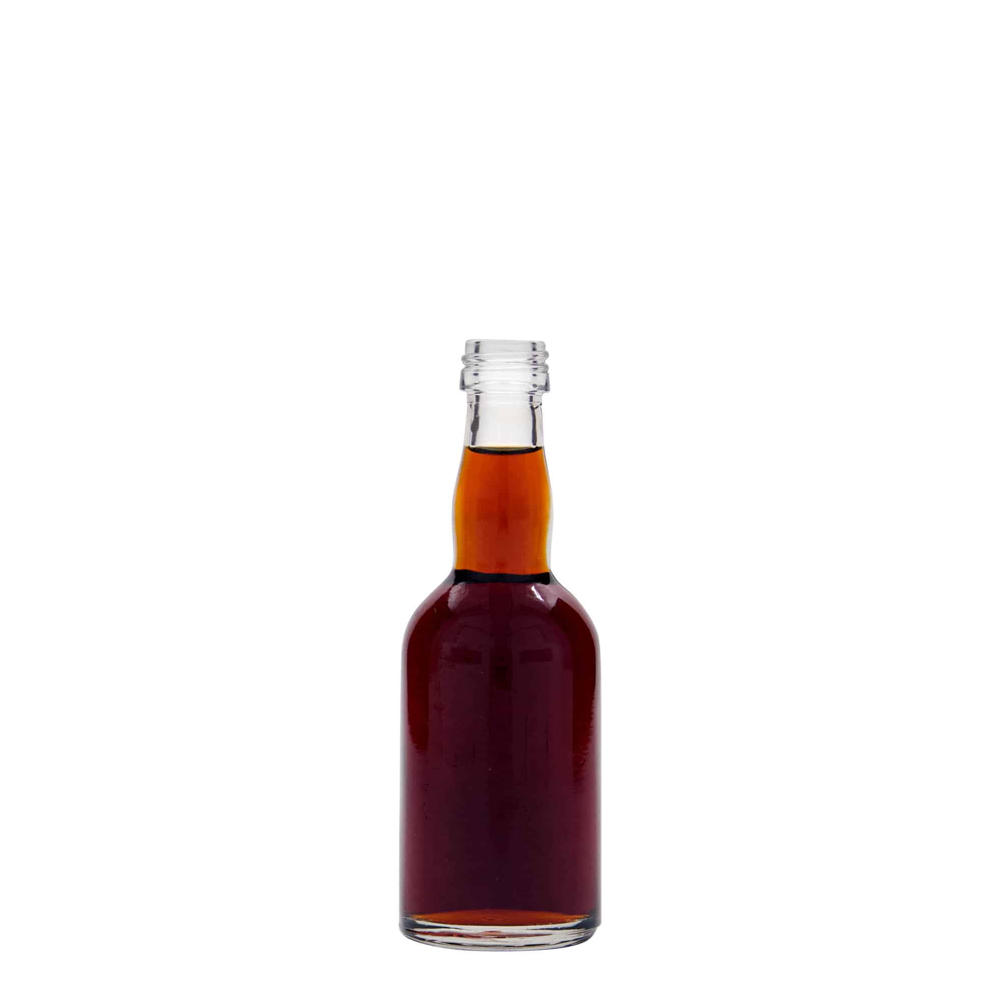 50 ml klaaspudel 'Proba', suuava: PP 18