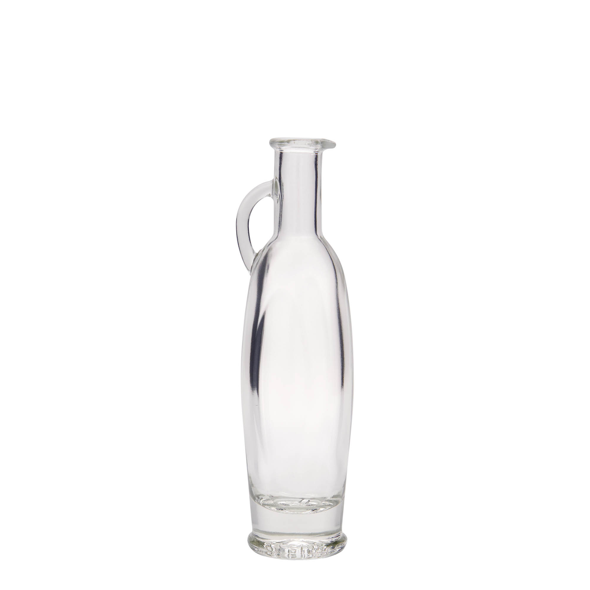 100 ml klaaspudel 'Eleganta', ovaalne, sulgur: kork