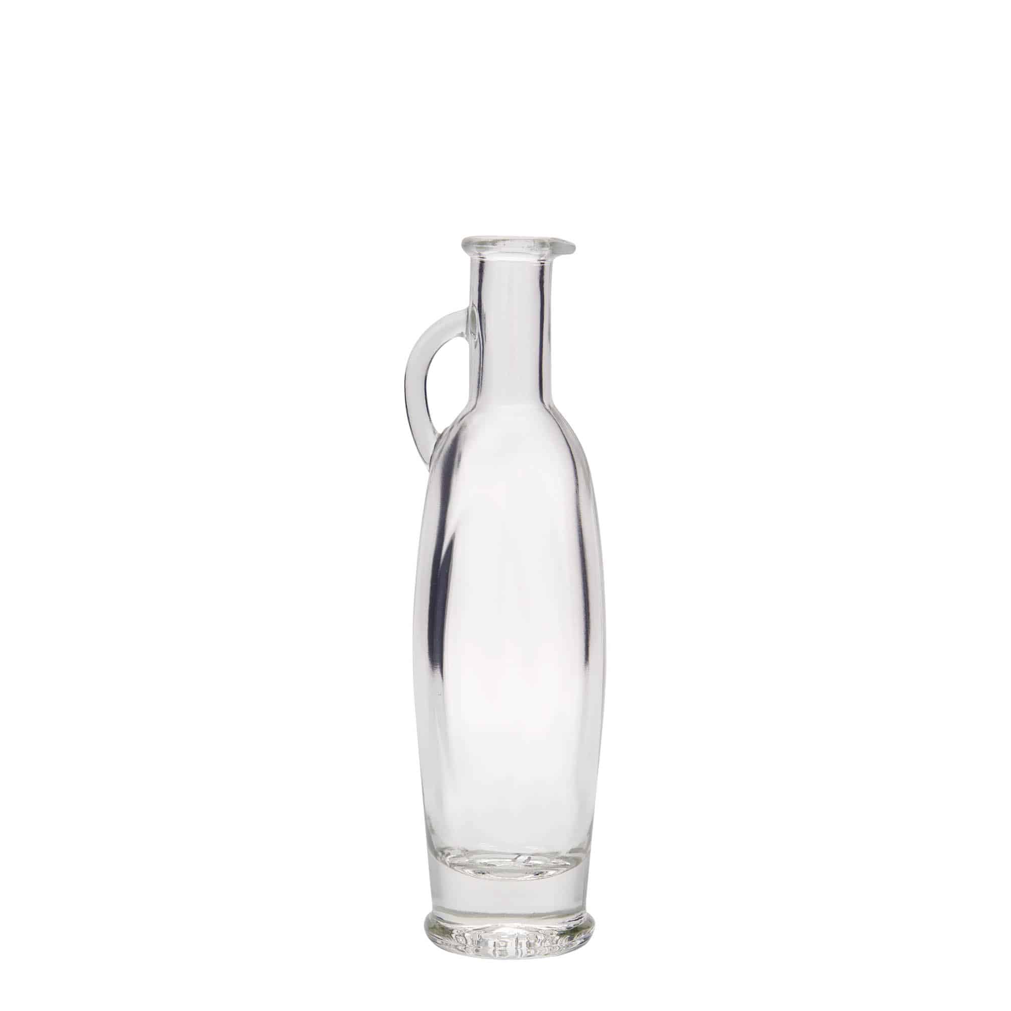 100 ml klaaspudel 'Eleganta', ovaalne, suuava: kork