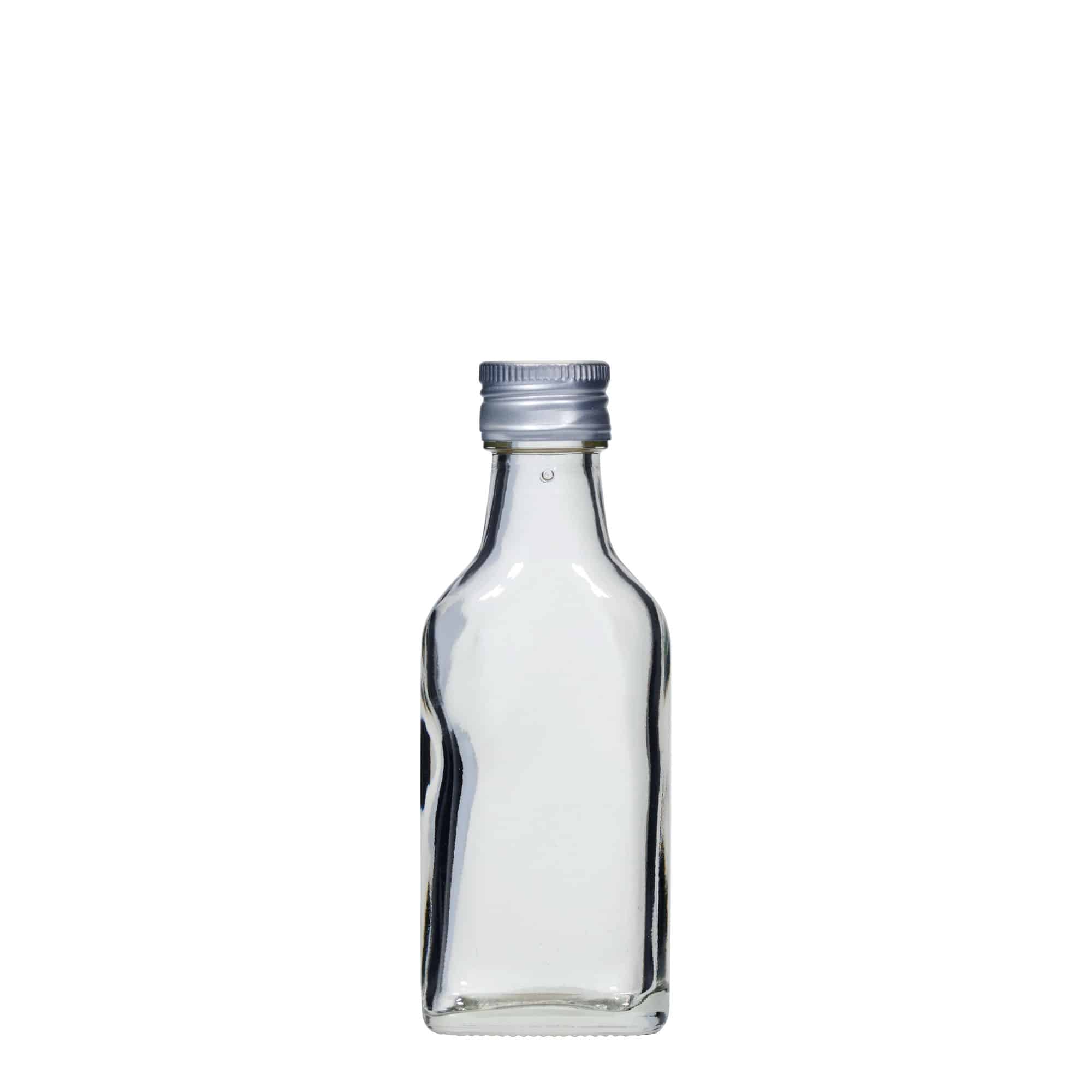40 ml taskupudel, ristkülikukujuline, sulgur: PP 18
