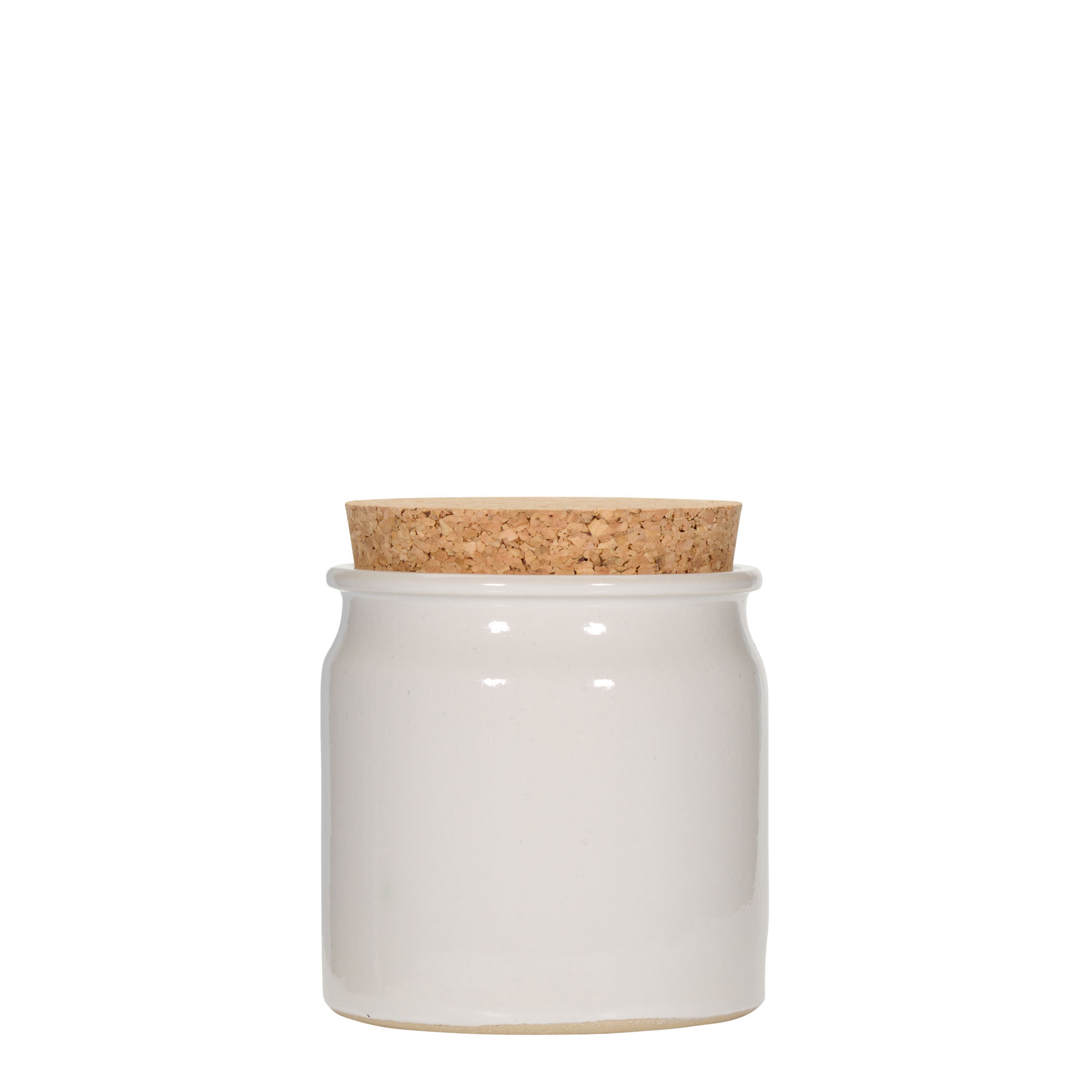 160 ml savinõu, keraamika, valge, suuava: kork