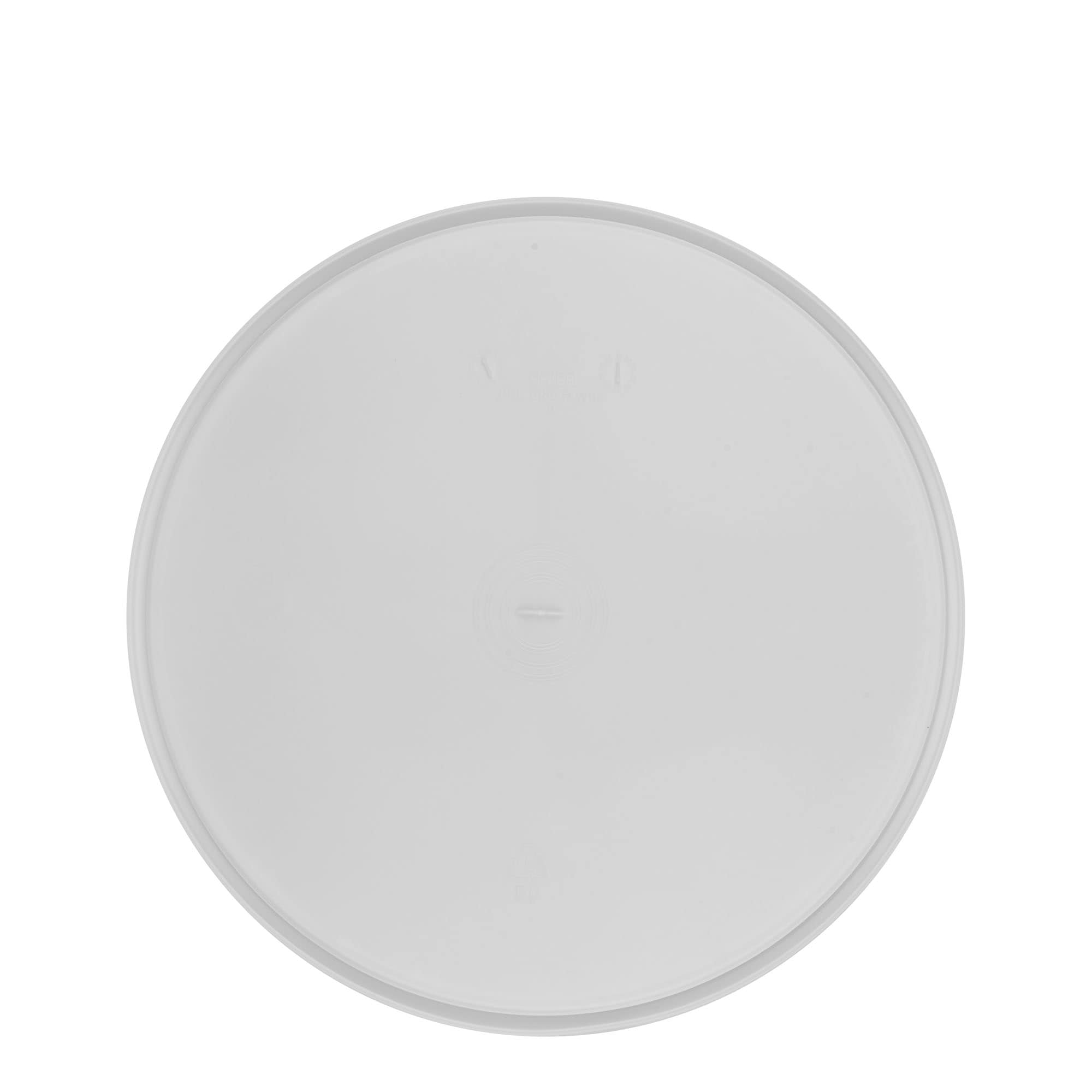 Kaas 20 l ämbrile, PP-plast, valge