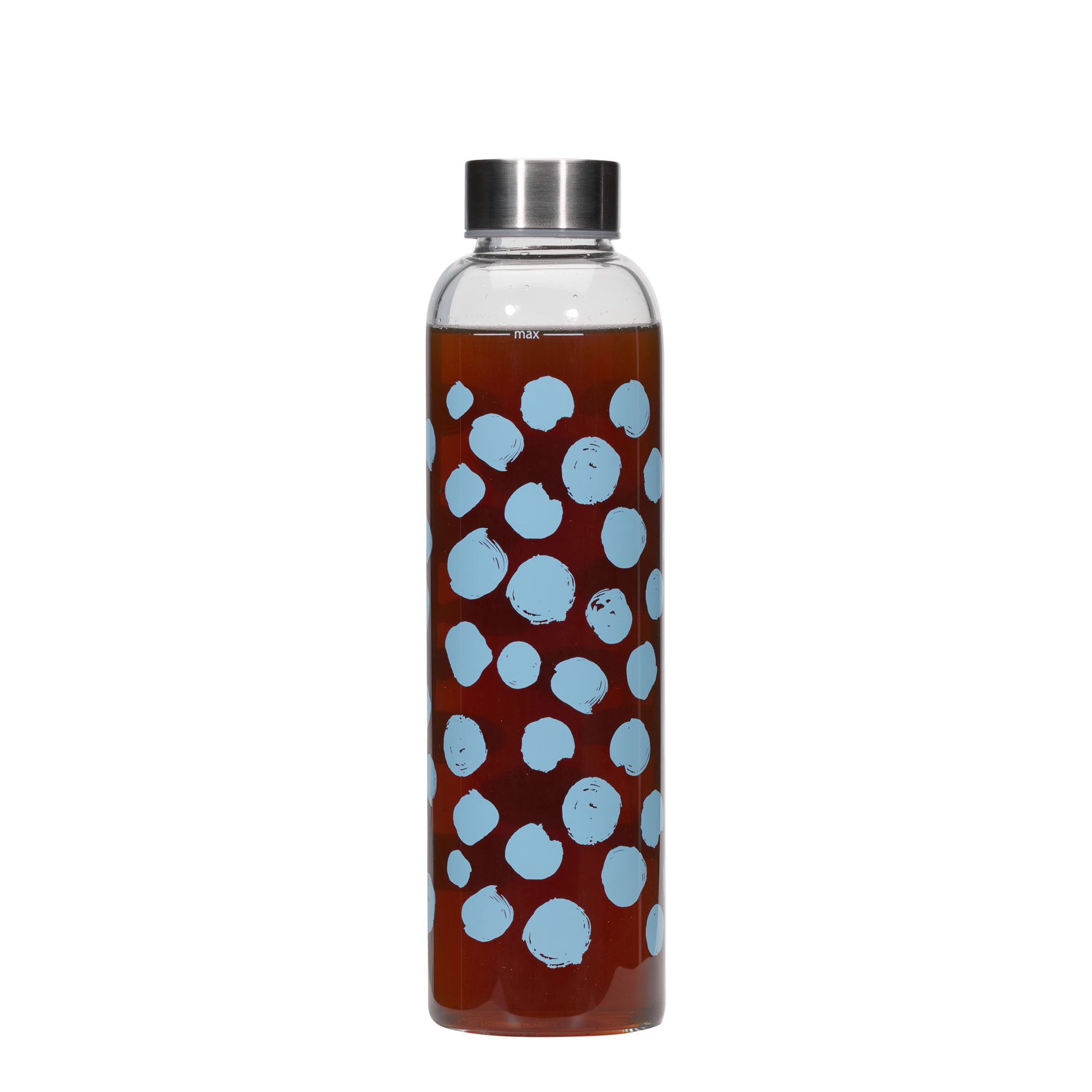 500 ml joogipudel 'Perseus - Sinised täpid', suuava: kruvikork
