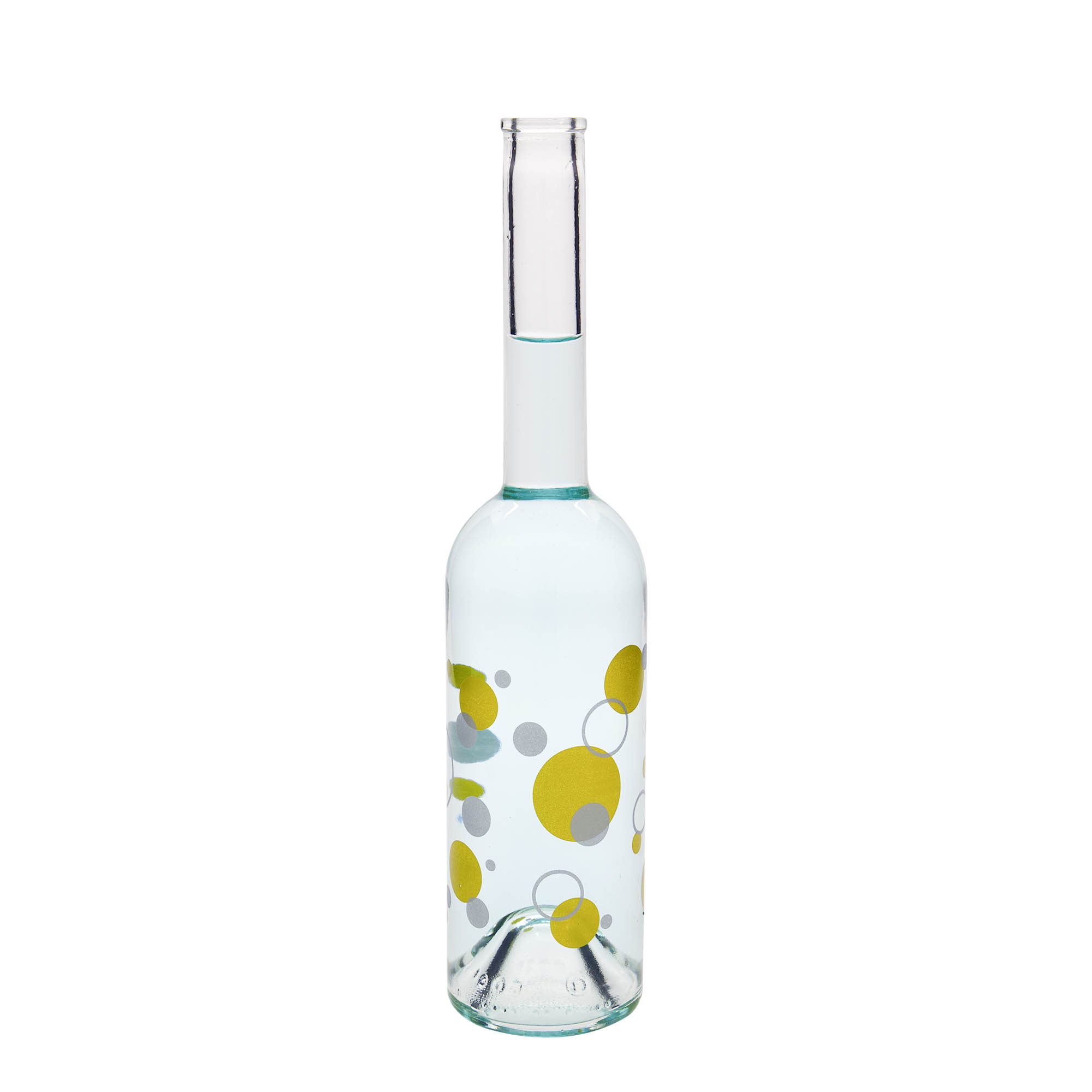 500 ml klaaspudel „Opera“, motiiv: täpid, avale: kork