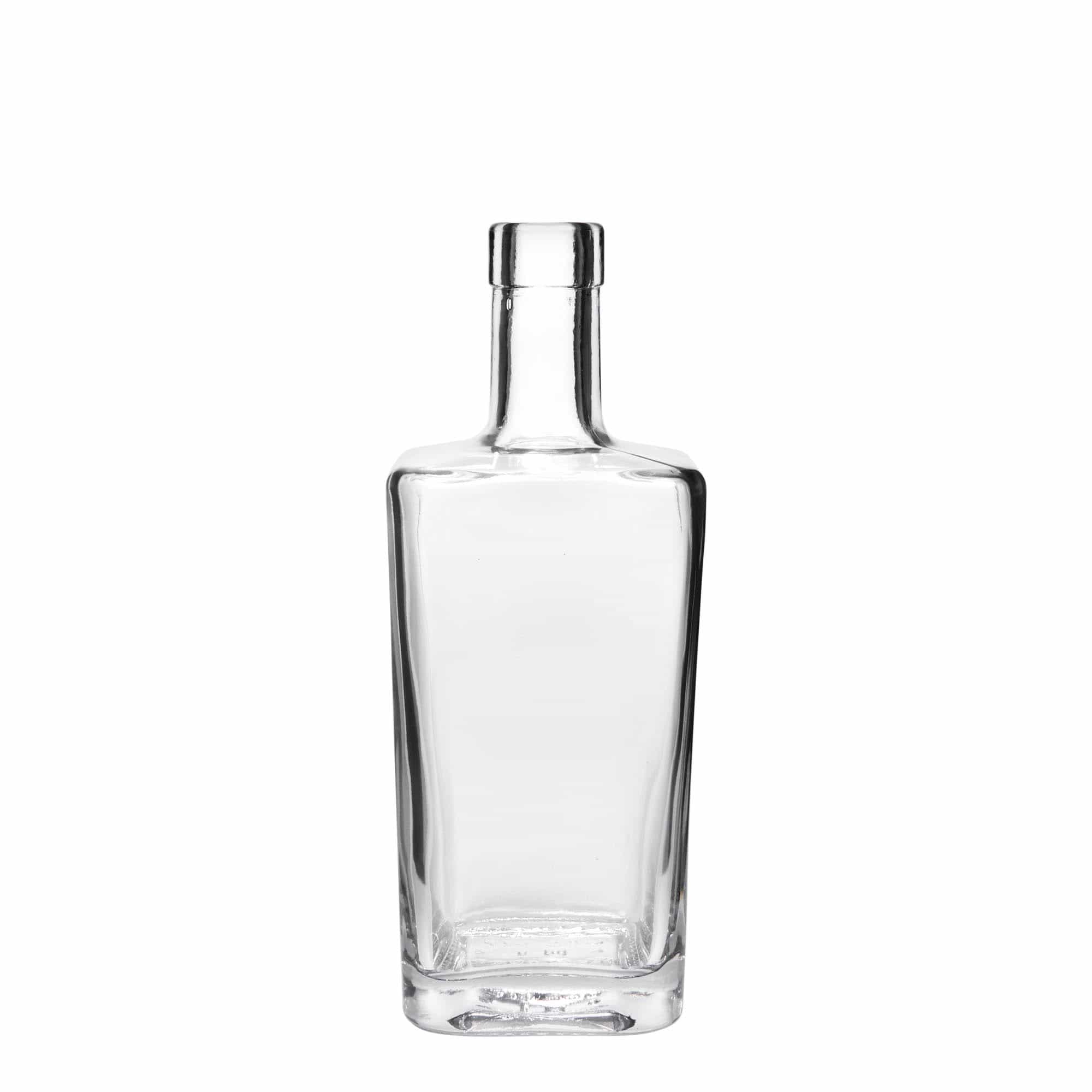 500 ml klaaspudel 'Noel', ruudukujuline, ava: kork
