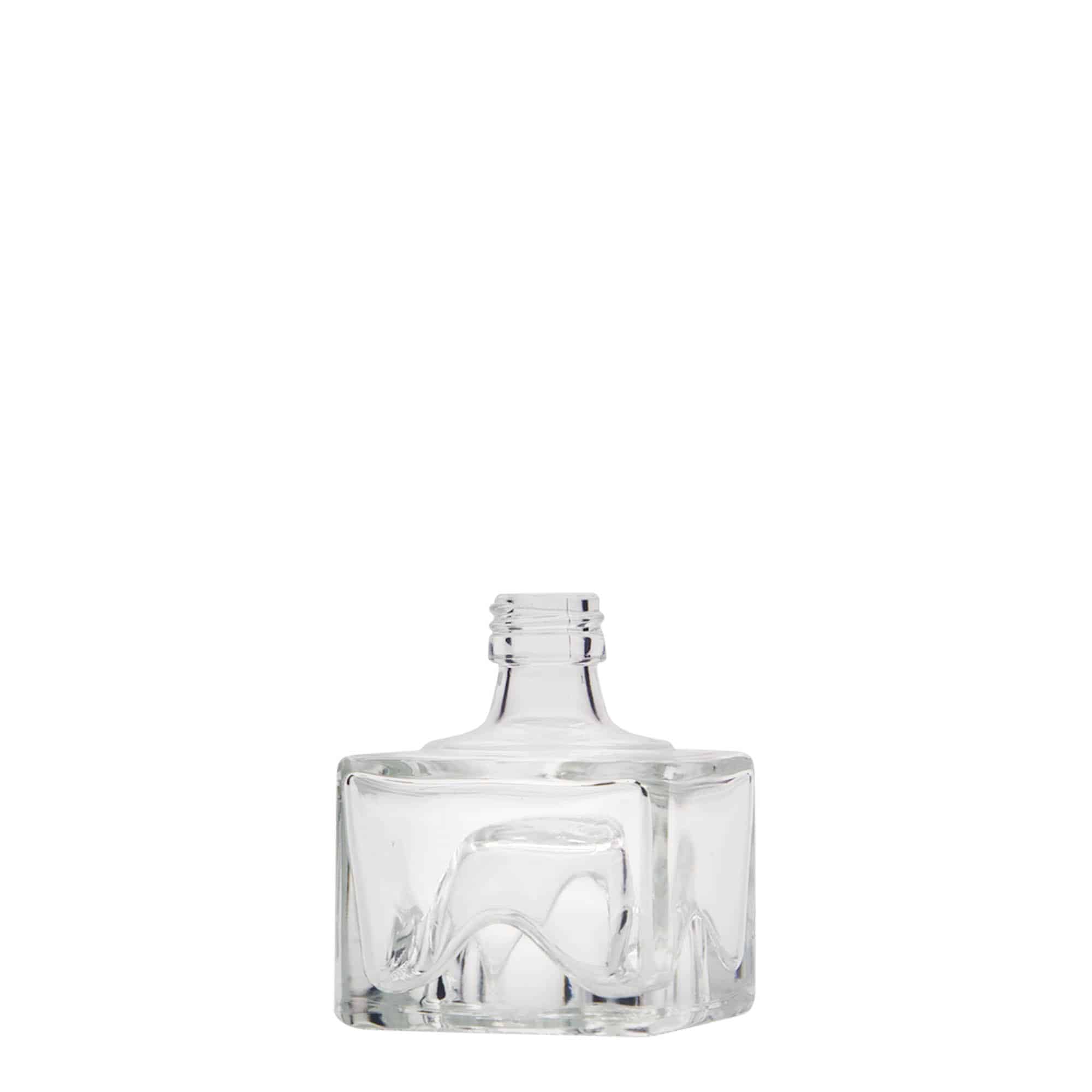 40 ml klaaspudel 'Cocolores', ruudukujuline, sulgur: PP 18