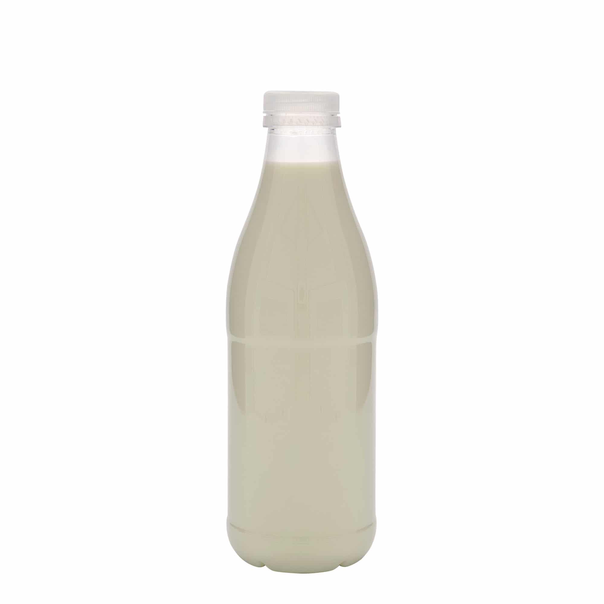 1000 ml PET-pudel 'Milk and Juice', plast, sulgur: 38 mm