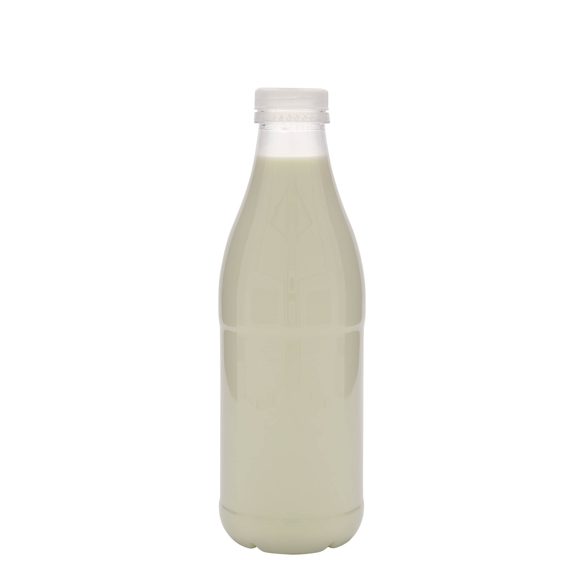 1.000 ml PET-pudel 'Piim ja mahl', plastik, kaelus: 38 mm 1.000 ml PET-pudel 'Piim ja mahl', plastik, kaelus: 38 mm
