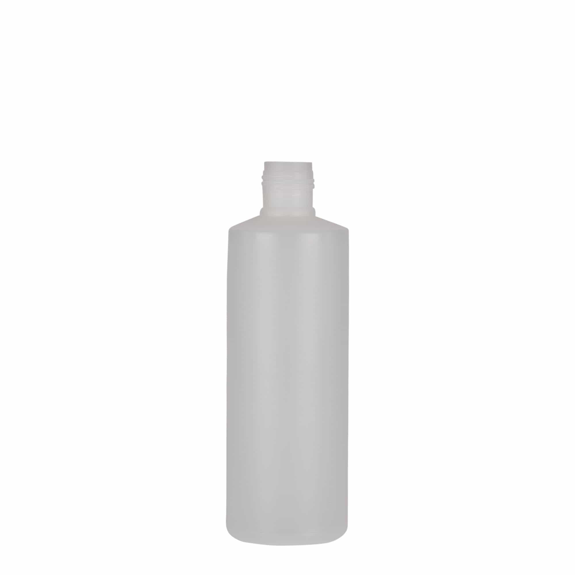 200 ml ümmargune pudel, PE-plastik, naturaalne, suu: kruvikork 200 ml ümmargune pudel, PE-plastik, naturaalne, suu: kruvikork