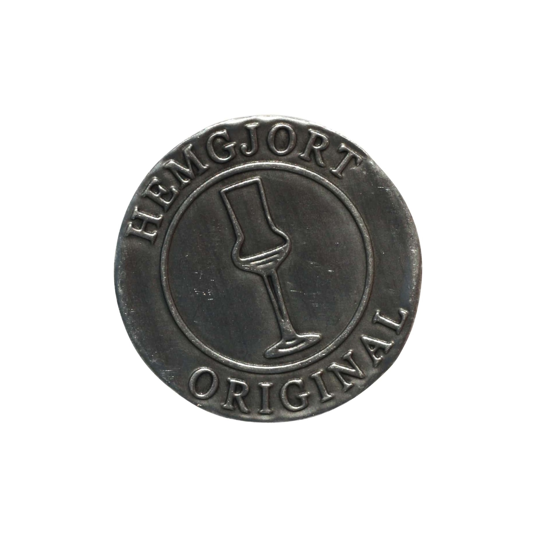 Tinasilt 'Hemgjort Original', ümmargune, metall, hõbedane