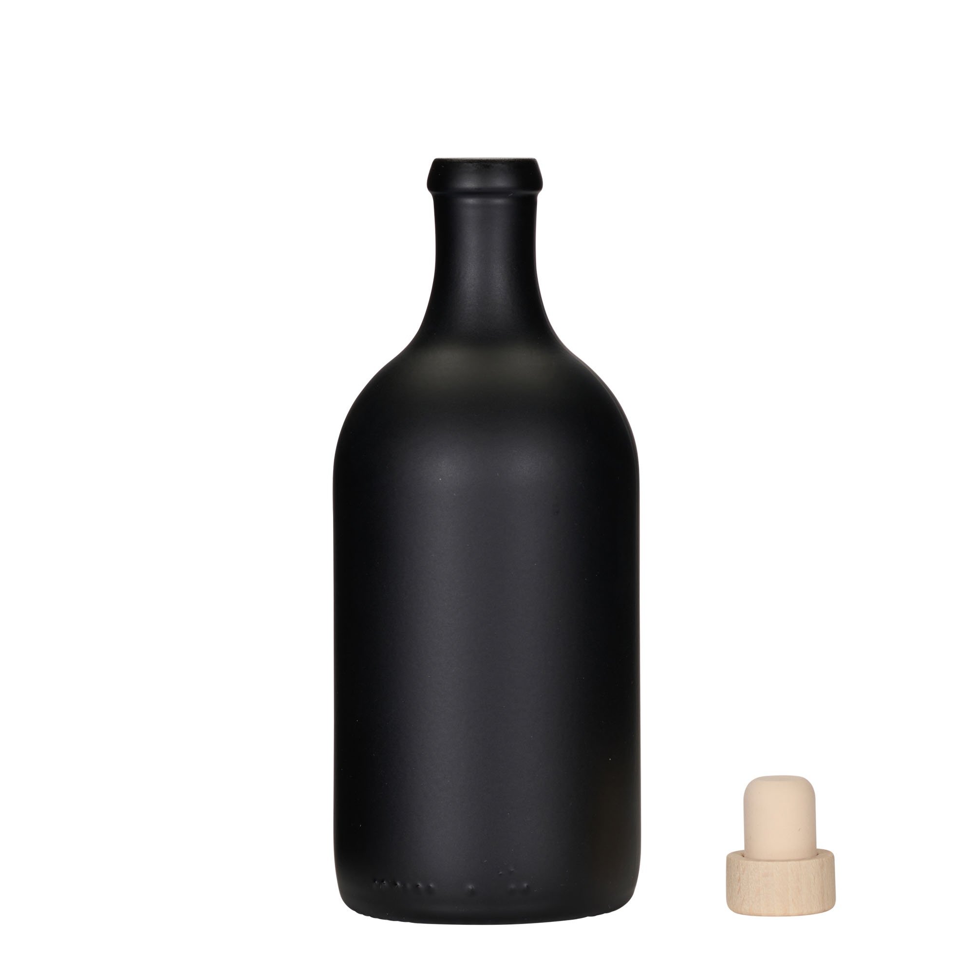 500 ml klaaspudel 'Ginevra Leggera', must, suuava: kork