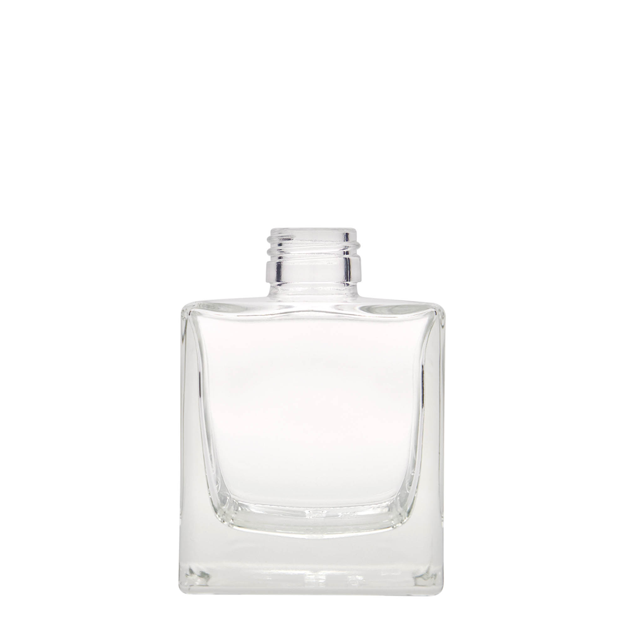 200 ml klaaspudel 'Cube', ruudukujuline, suuava: PP 28 200 ml klaaspudel 'Cube', ruudukujuline, suuava: PP 28