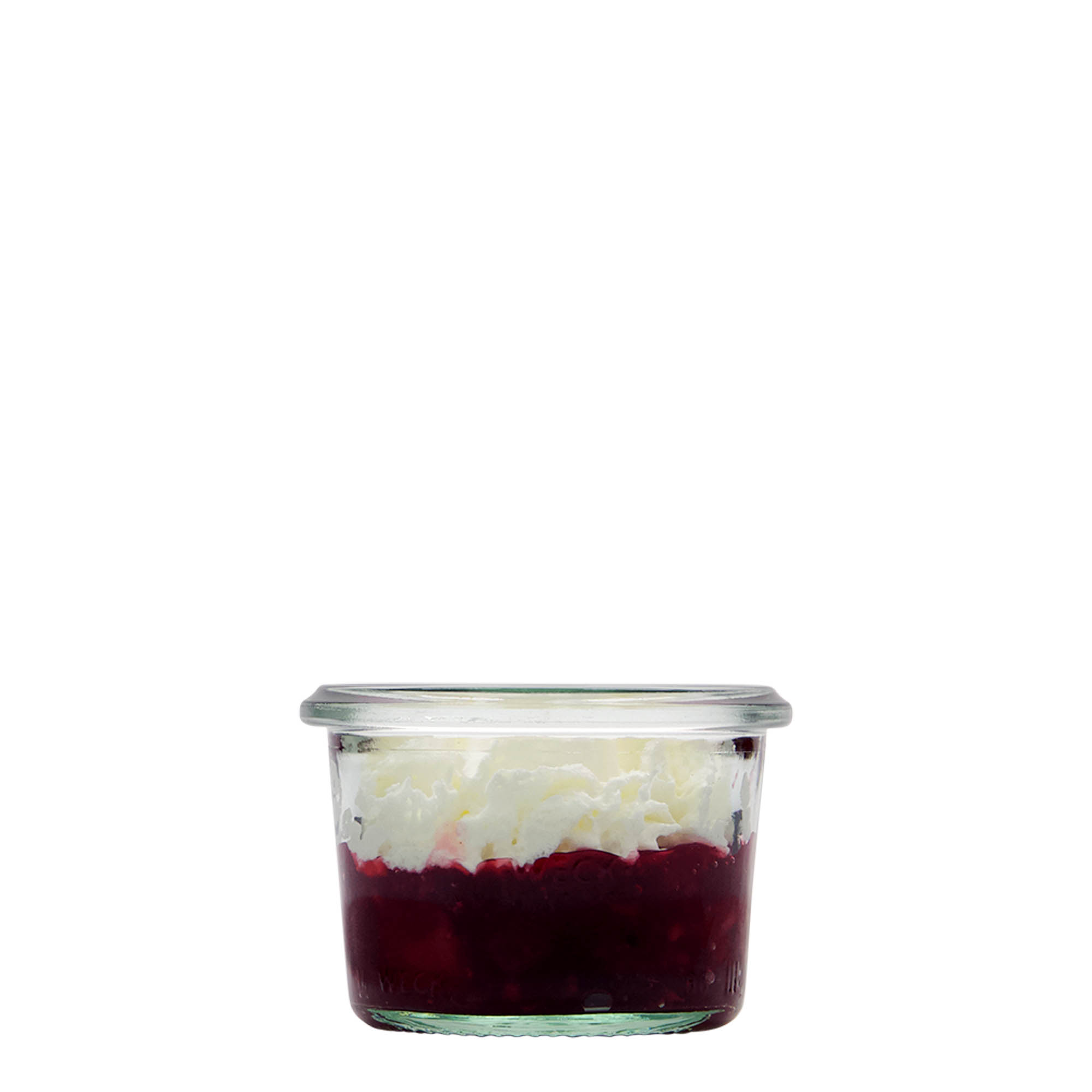 80 ml WECK-klaaspurk, suu: ümaräär 80 ml WECK-klaaspurk, suu: ümaräär