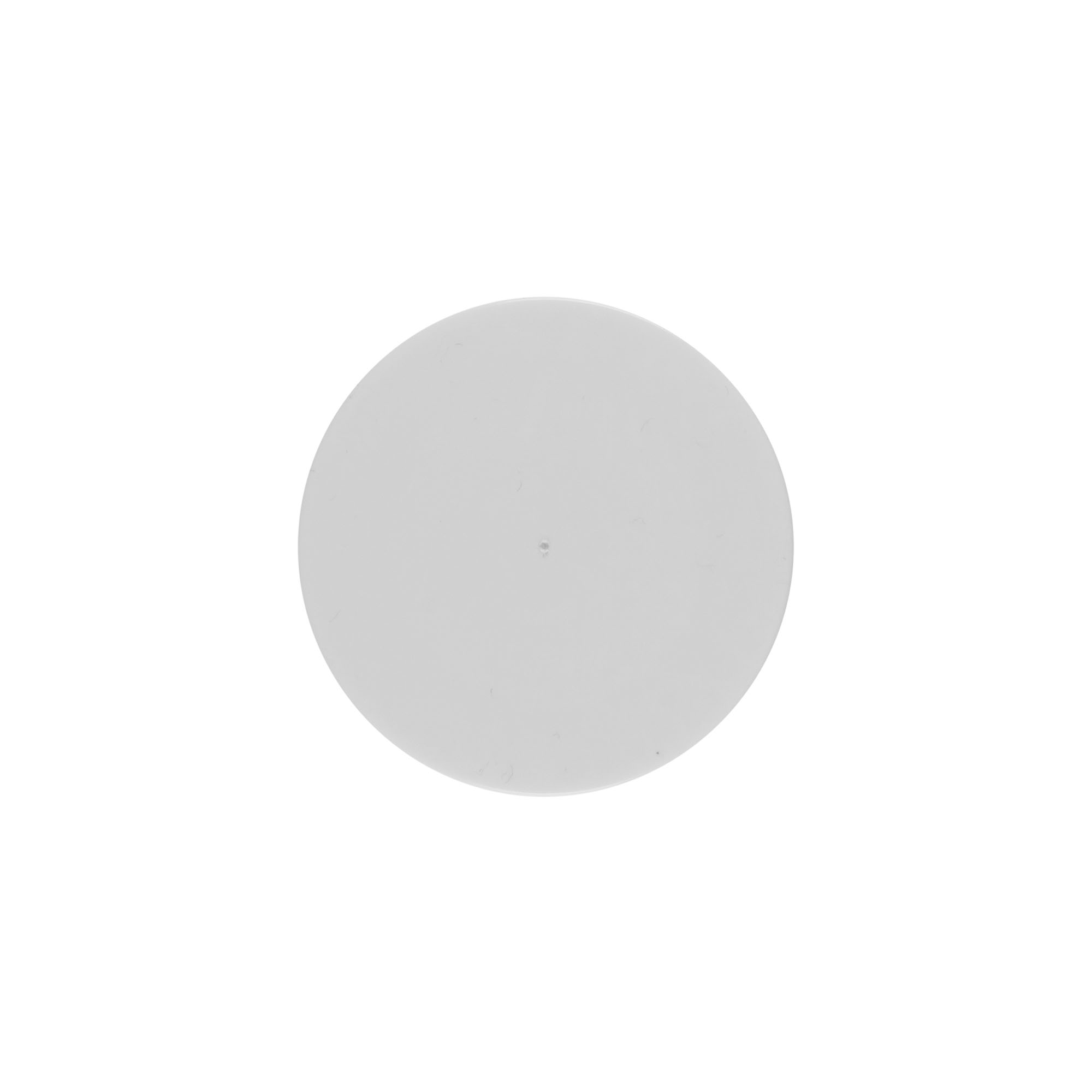 Katteplaat 30 ml 'Bianca' jaoks, PP-plastik, valge