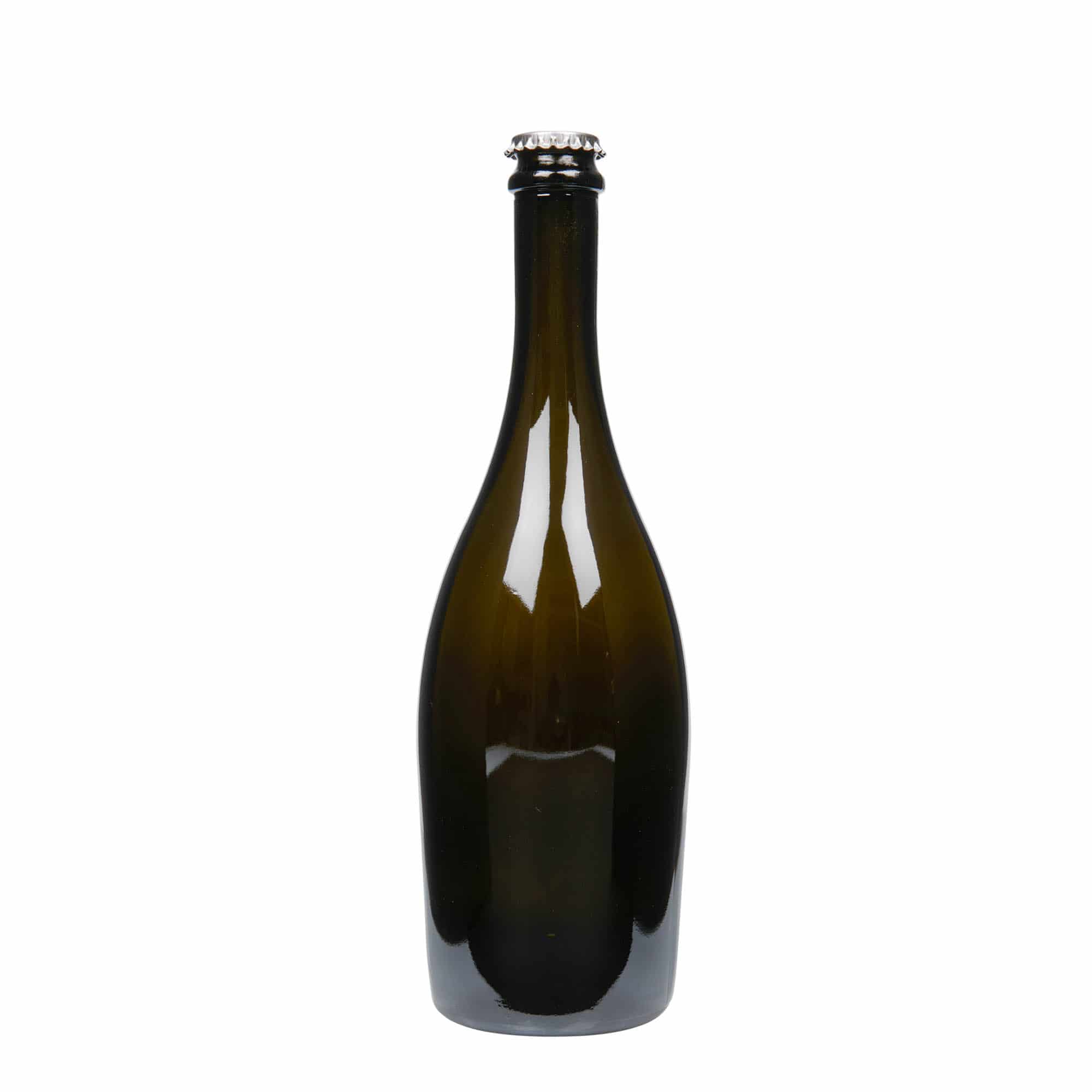 750 ml sektipudel 'Carmen', klaas, antiikroheline, sulgur: kroonkork