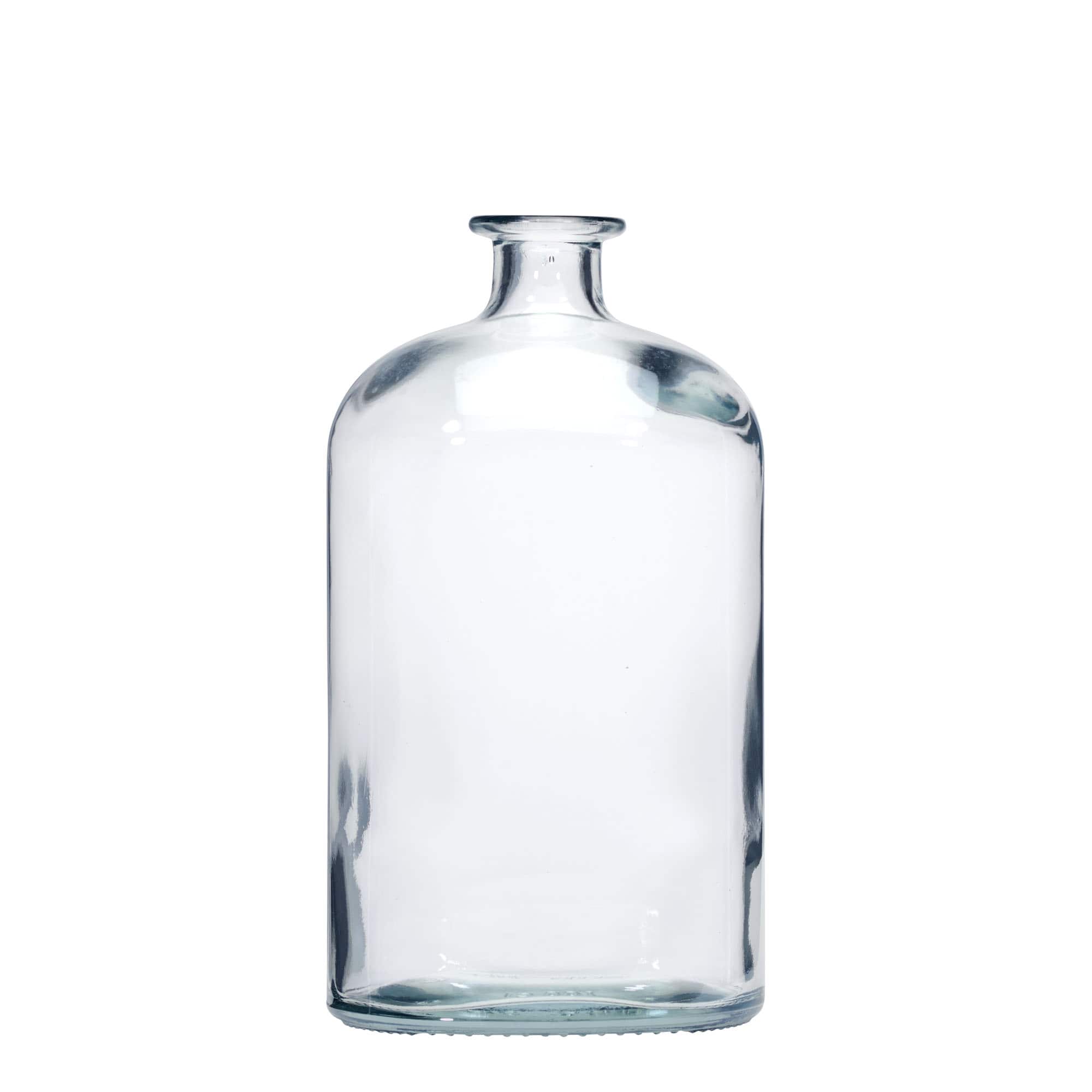1.000 ml klaaspudel 'Dundee', ovaalne, suuava: kork