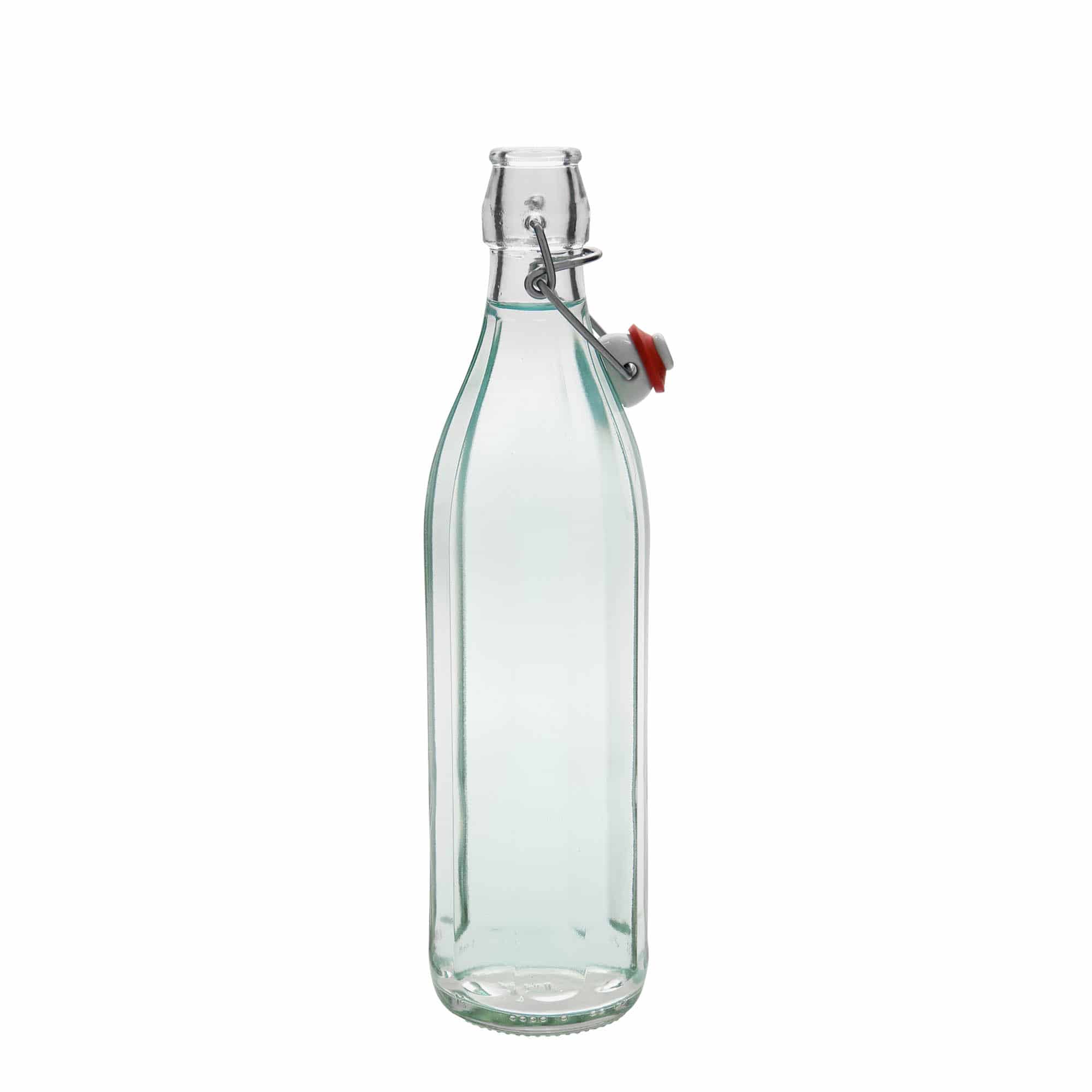 750 ml klaaspudel 'Bravo', kümnekandiline, sulgur: traatkork