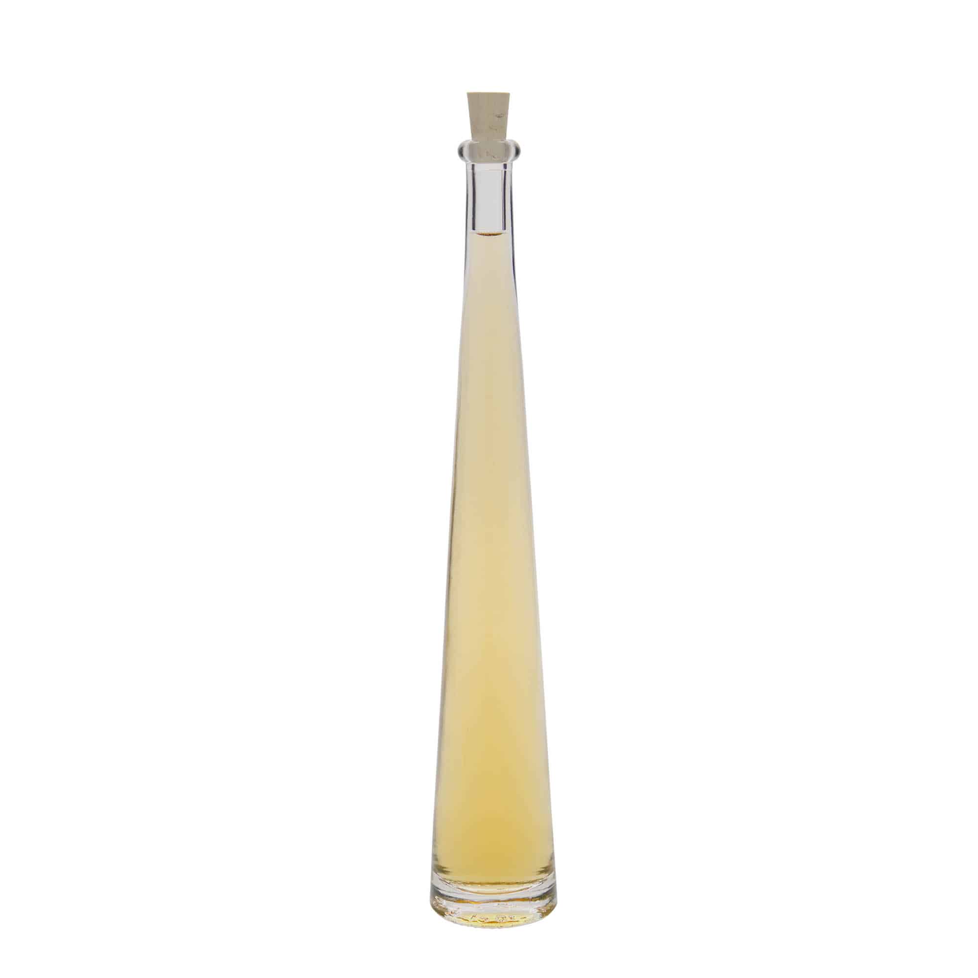100 ml klaaspudel 'Dama Rondo', sulgur: kork