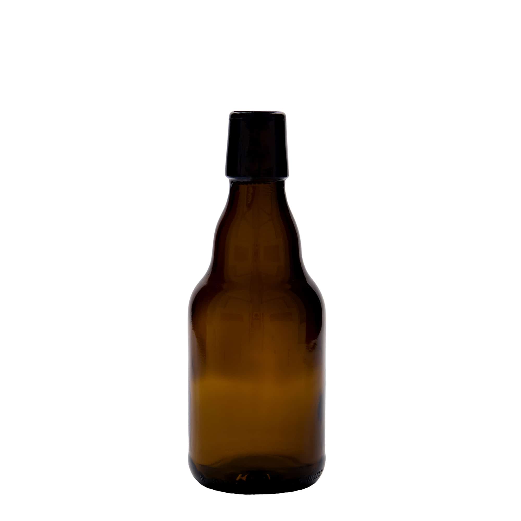 330 ml õllepudel 'Steinie', klaas, pruun, sulgur: traatkork 330 ml õllepudel 'Steinie', klaas, pruun, sulgur: traatkork