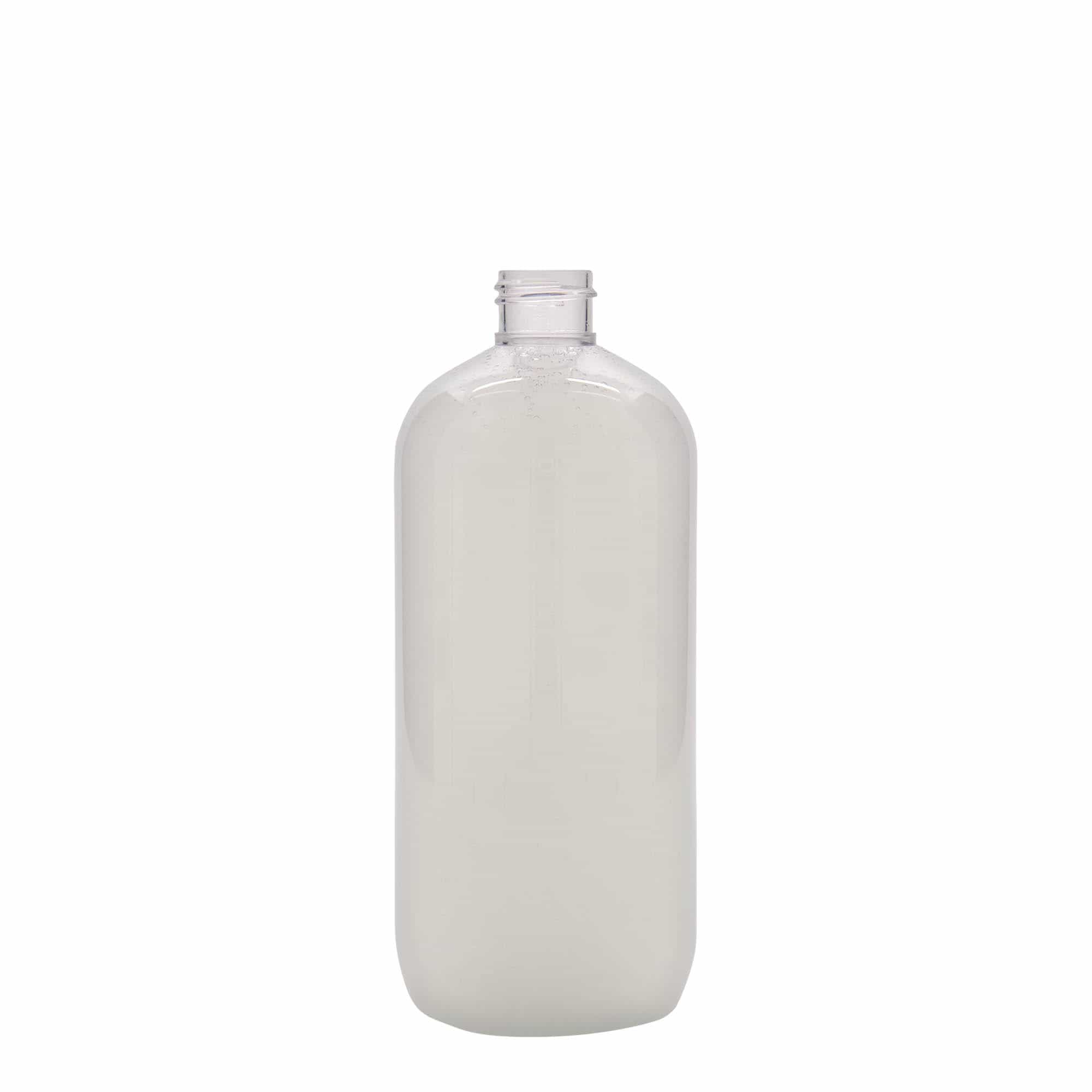 500 ml PET-pudel 'Boston', plast, sulgur: GPI 24/410