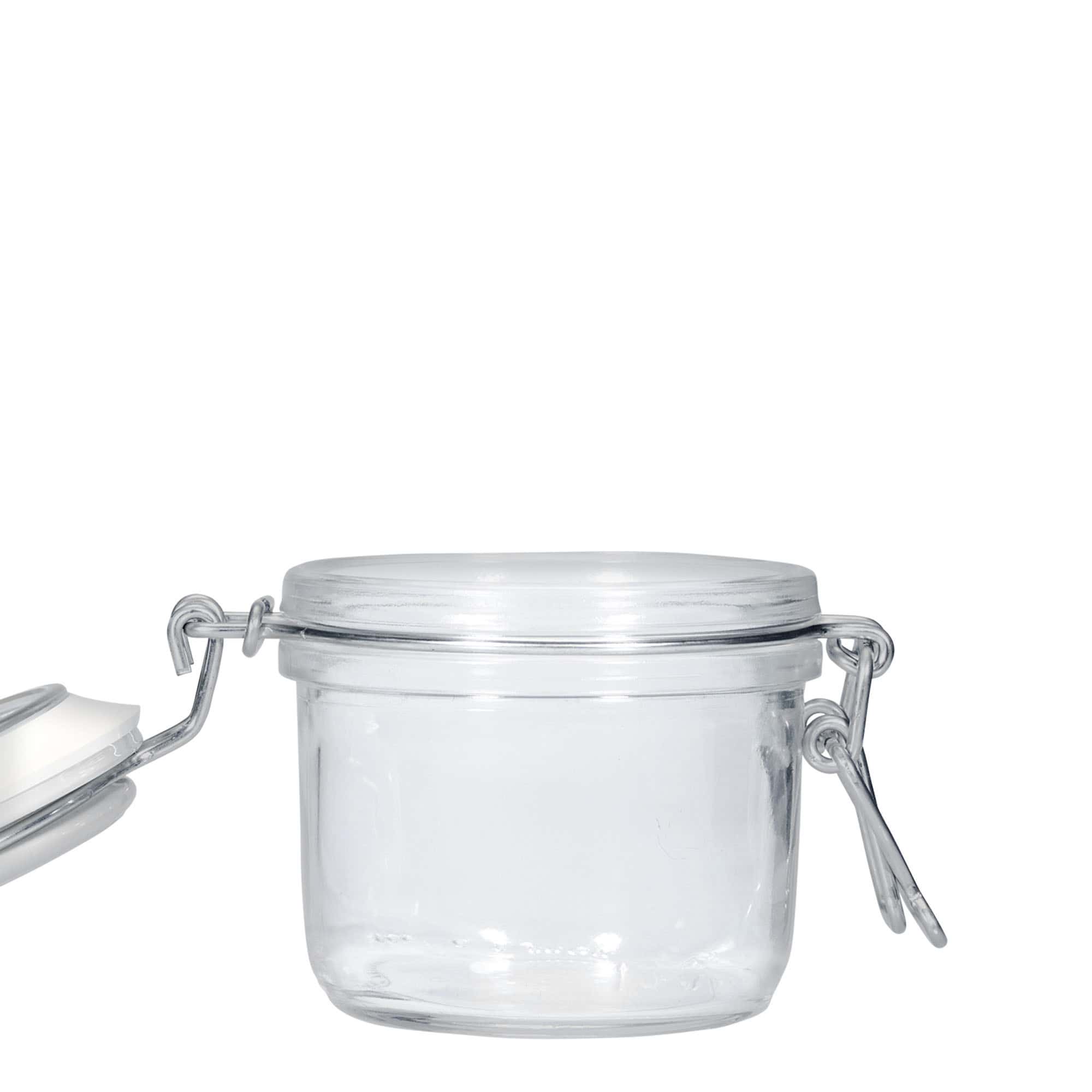 200 ml traatkaanega purk 'Fido', sinine, sulgur: traatkaas