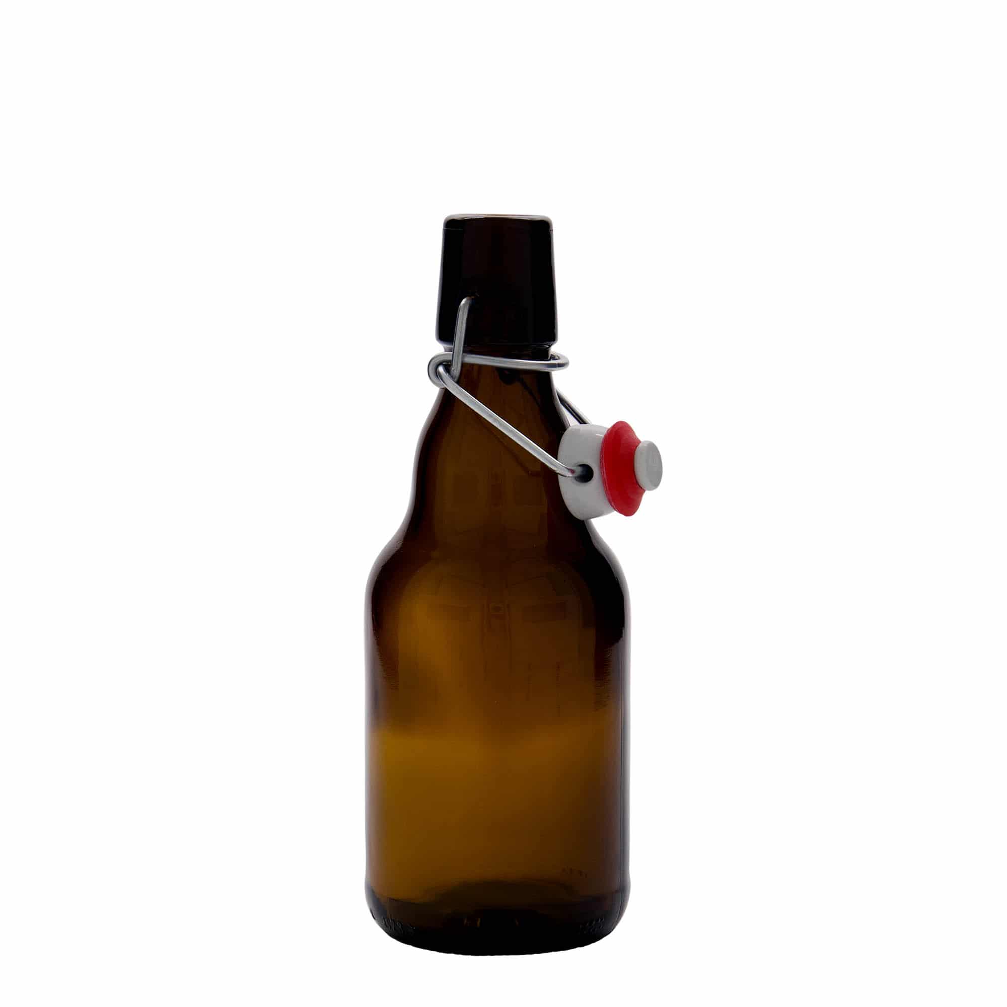 330 ml õllepudel 'Steinie', klaas, pruun, sulgur: traatkork