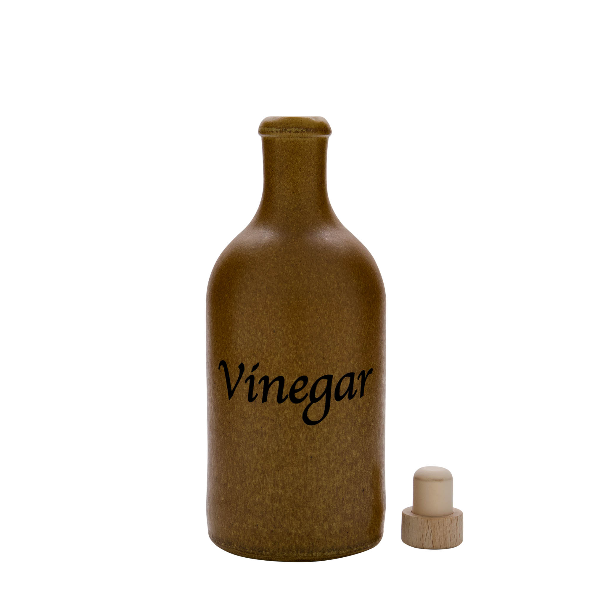 500 ml savitopp, motiiv: äädikas, keraamika, pruun-kristall, suuava: kork 500 ml savitopp, motiiv: äädikas, keraamika, pruun-kristall, suuava: kork